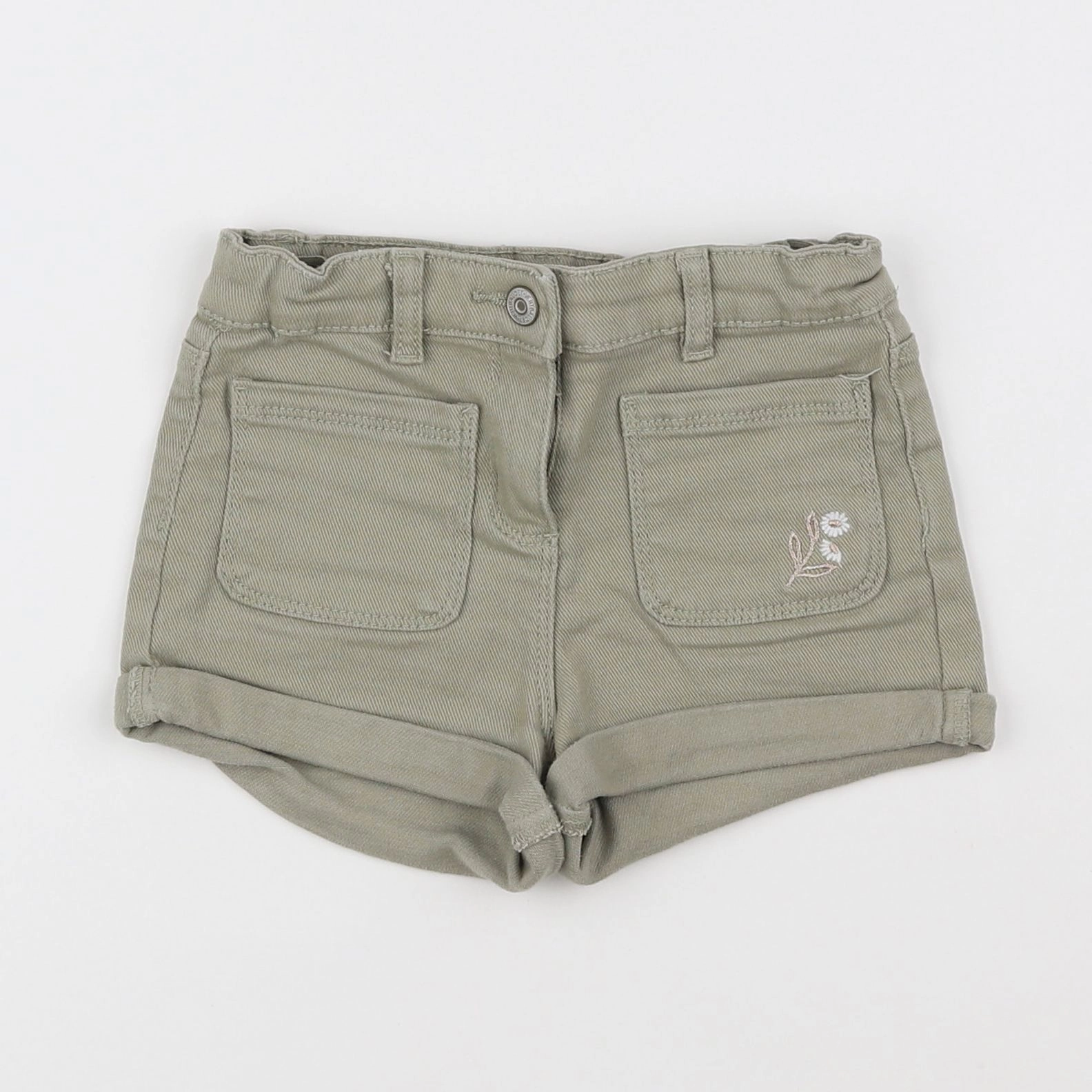 Vertbaudet - short vert - 5 ans