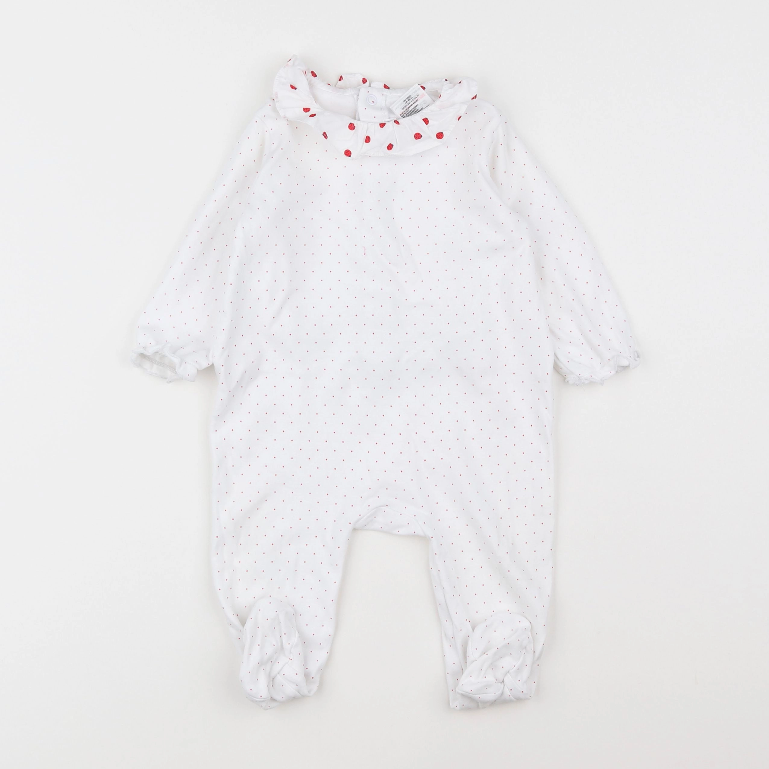 Jacadi - pyjama coton blanc - 12 mois