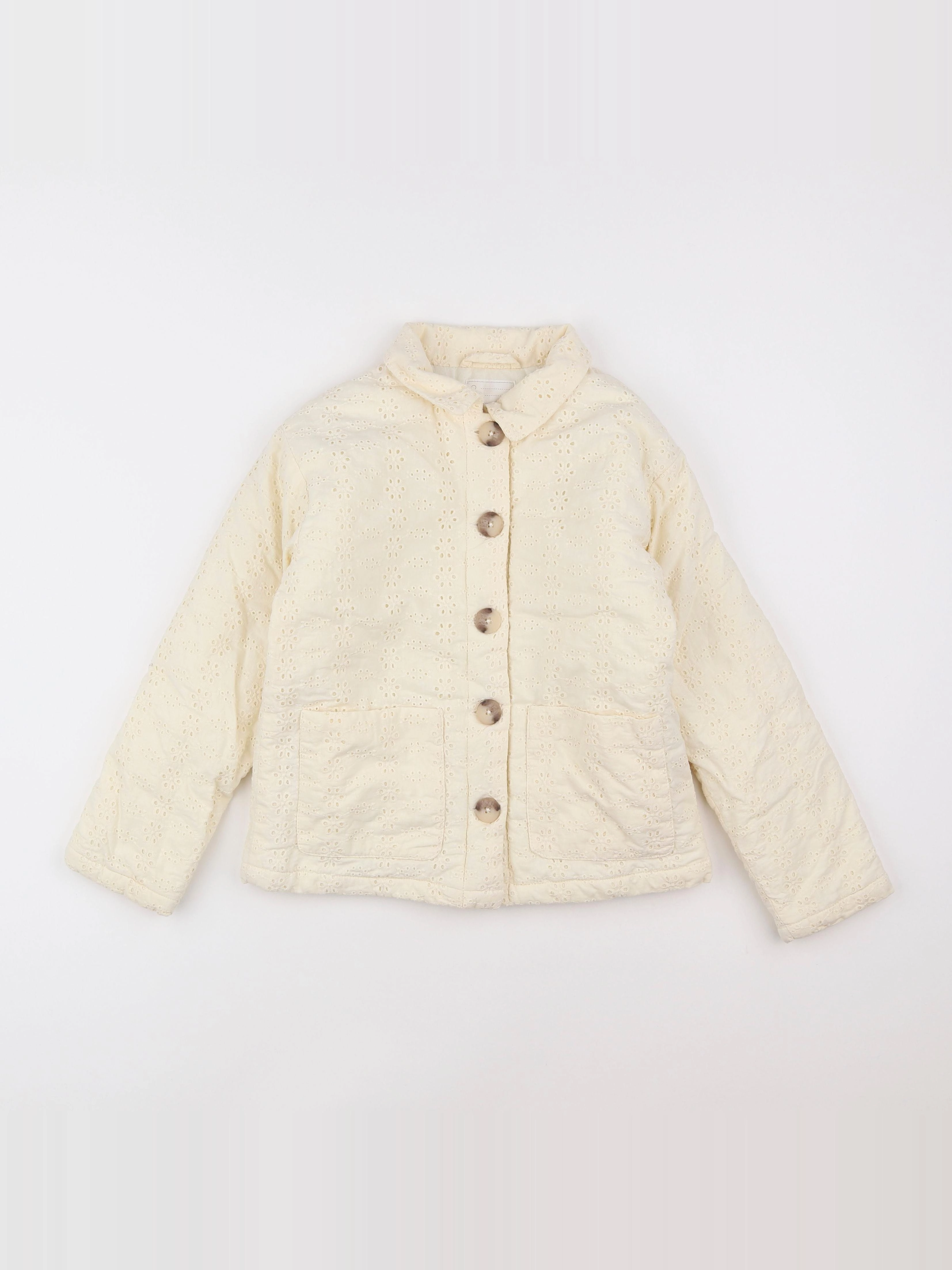 Vertbaudet - veste beige - 10 ans