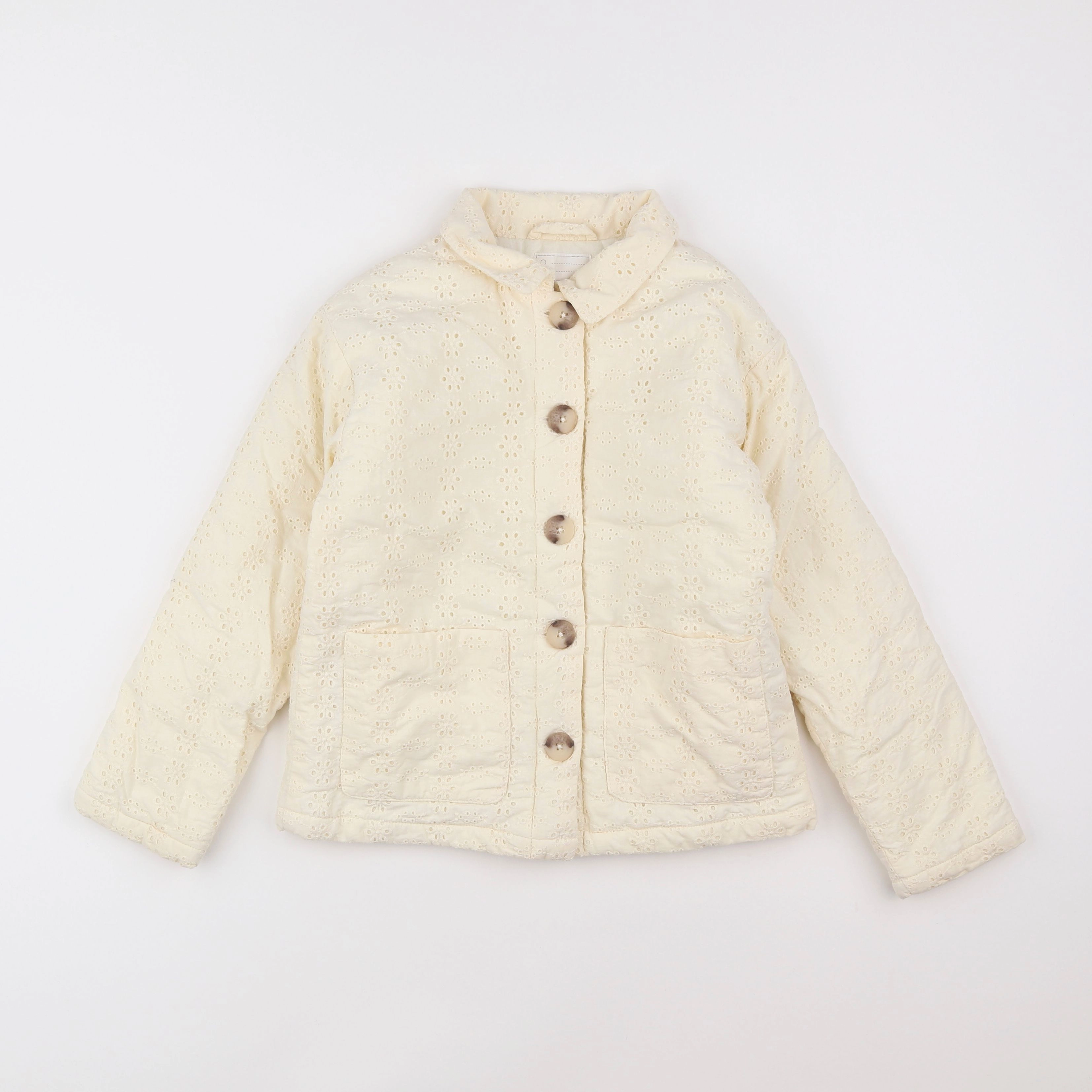 Vertbaudet - veste beige - 10 ans