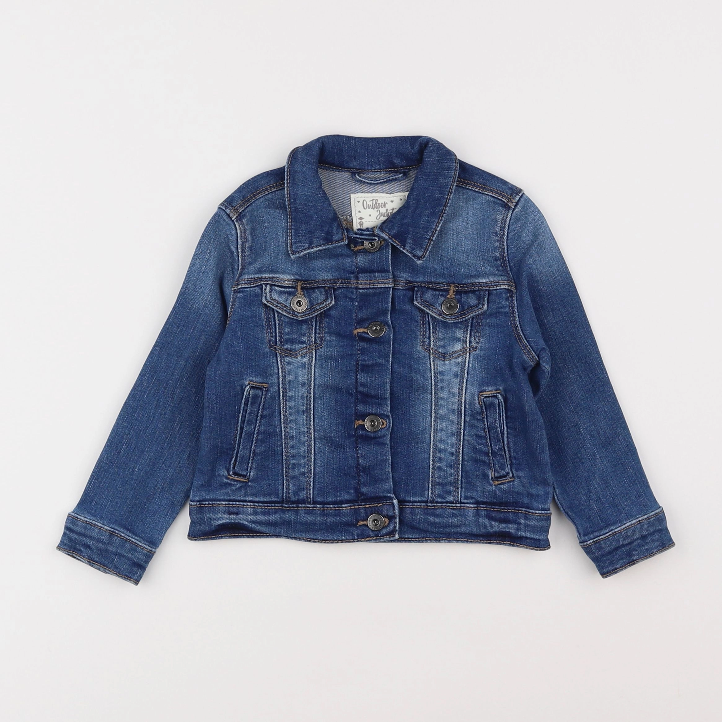 Vertbaudet - veste bleu - 2 ans