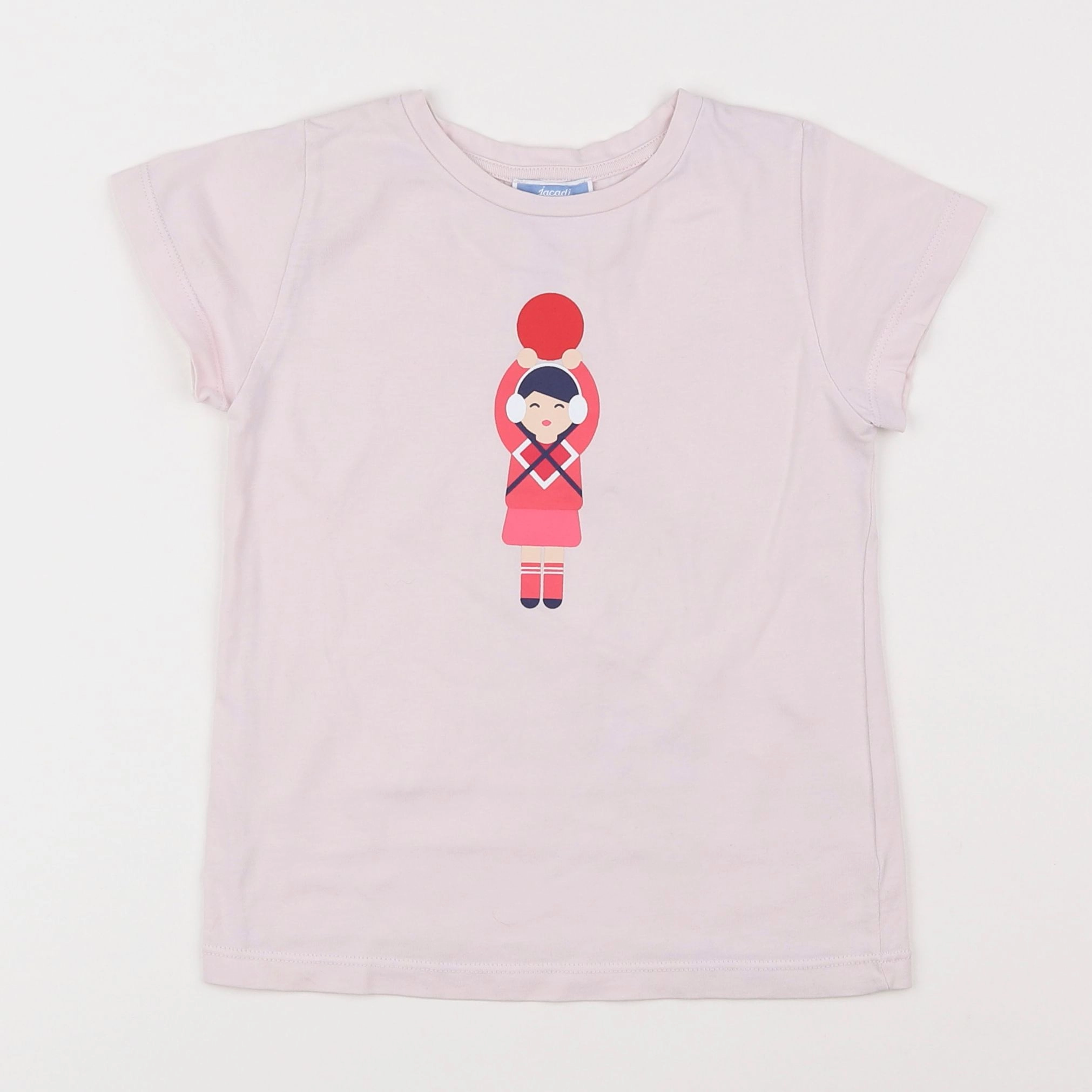 Jacadi - tee-shirt rose - 6 ans