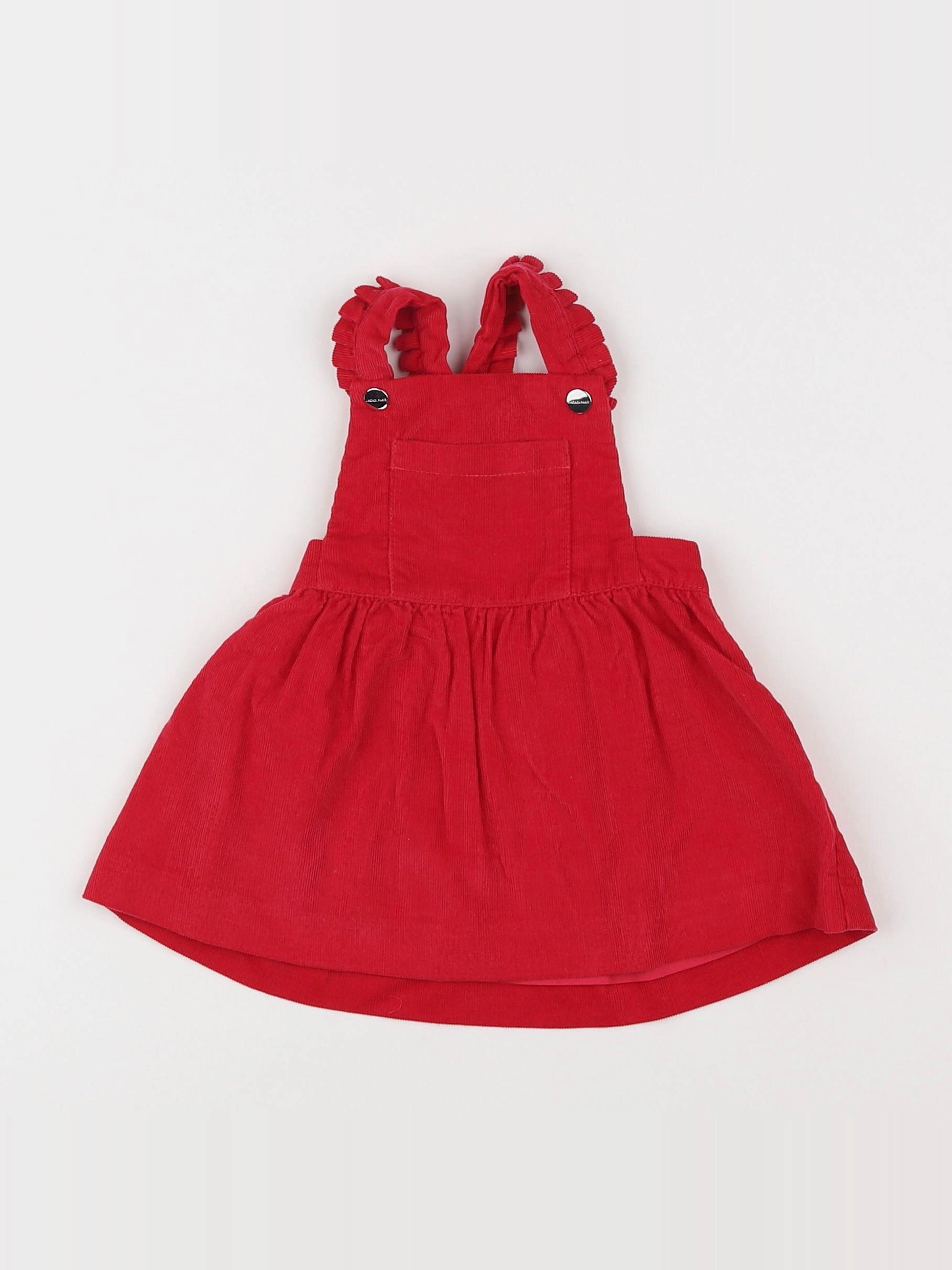 Jacadi - robe rouge - 6 mois