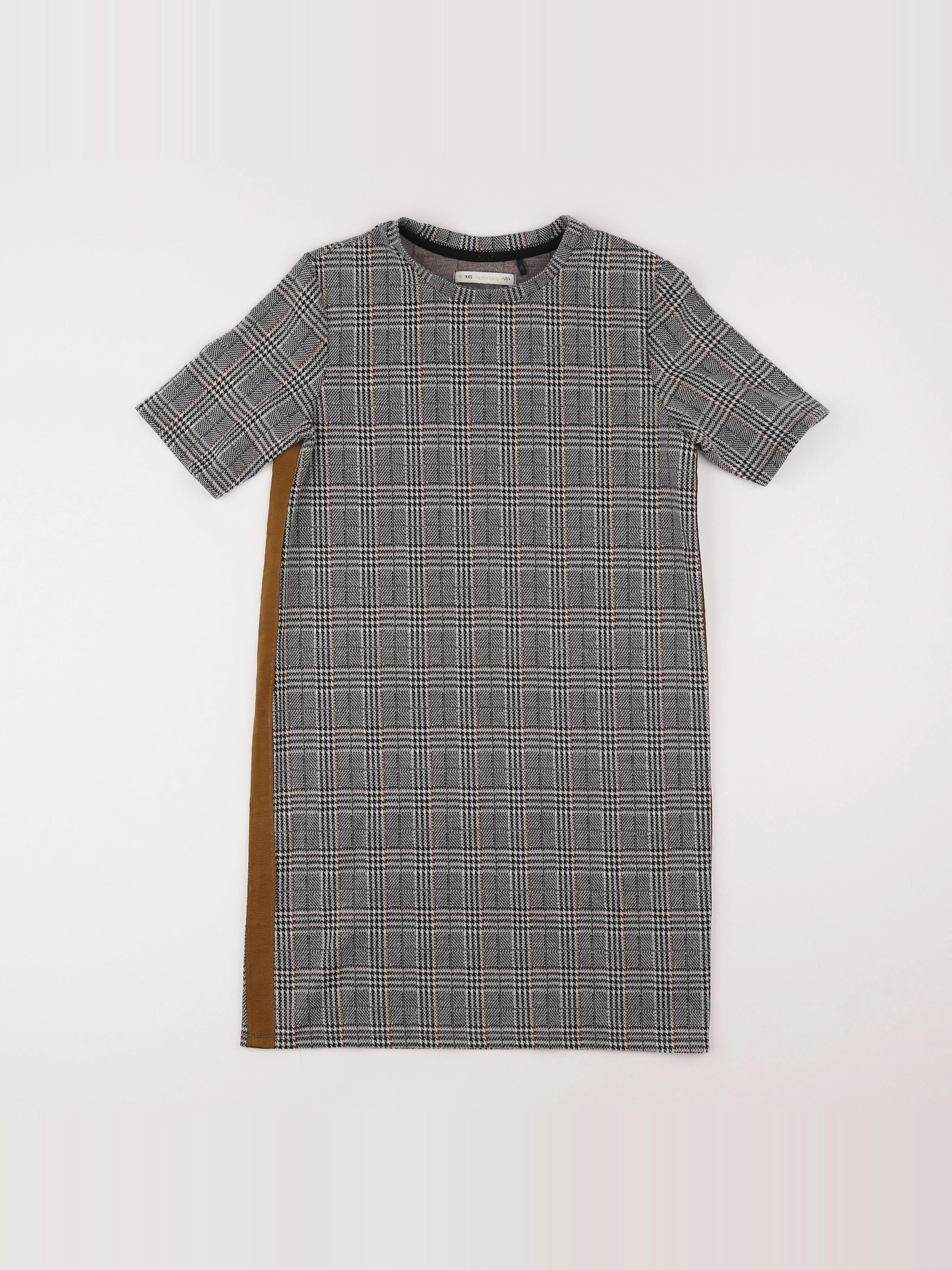IKKS - robe gris - 12 ans
