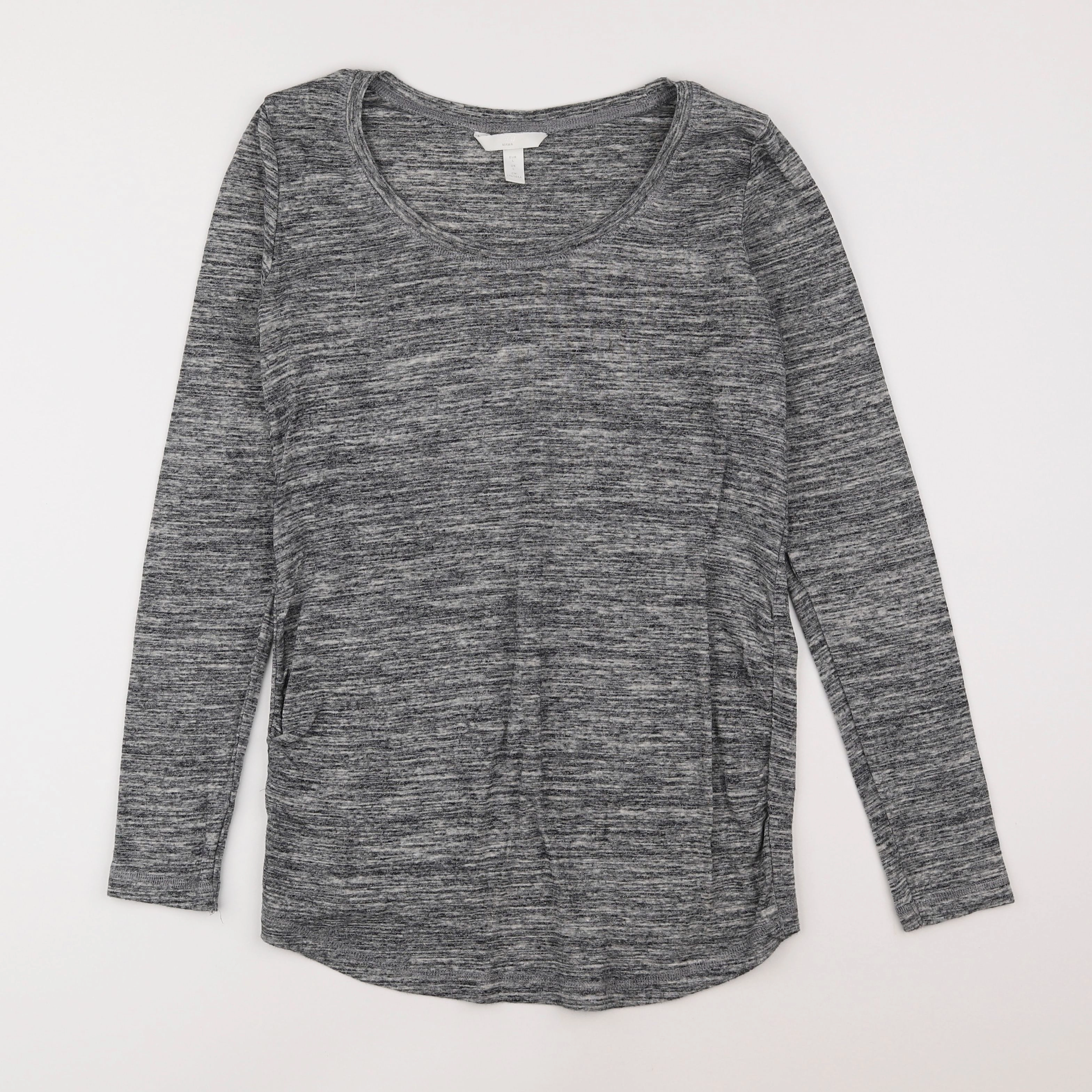 H&M - tee-shirt grossesse gris - 42 à 44