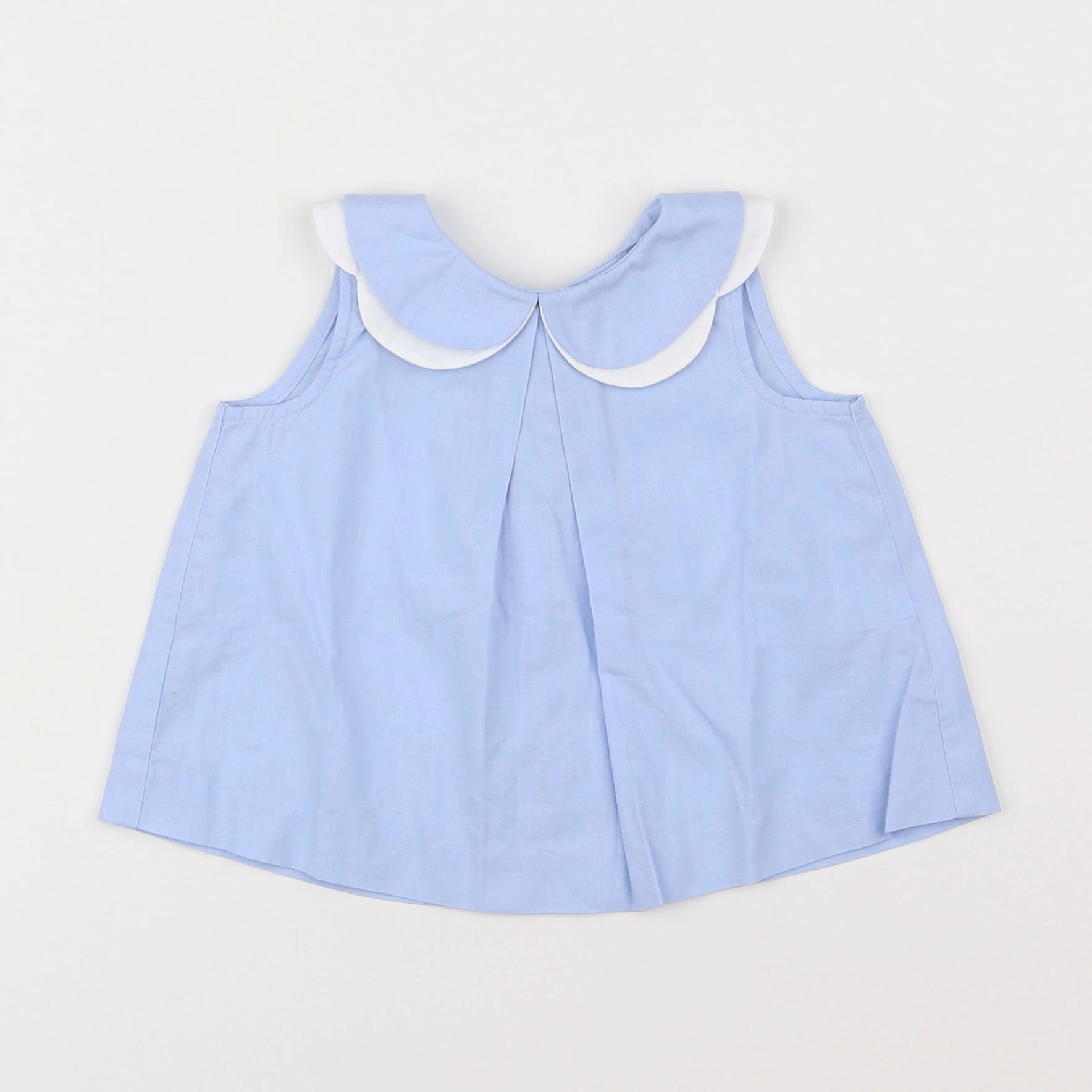 Jacadi - blouse bleu - 6 mois