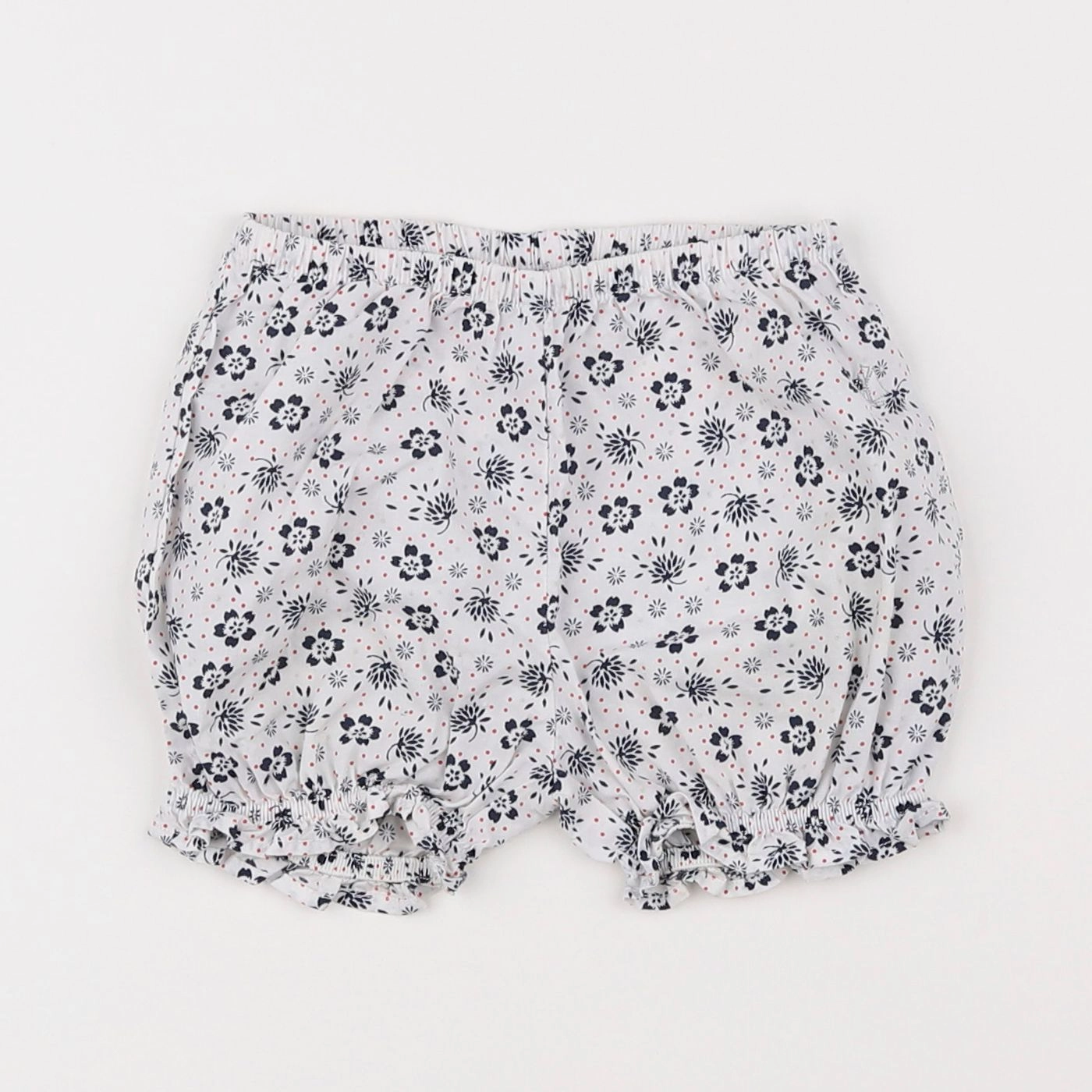 Petit Bateau - bloomer blanc - 12 mois