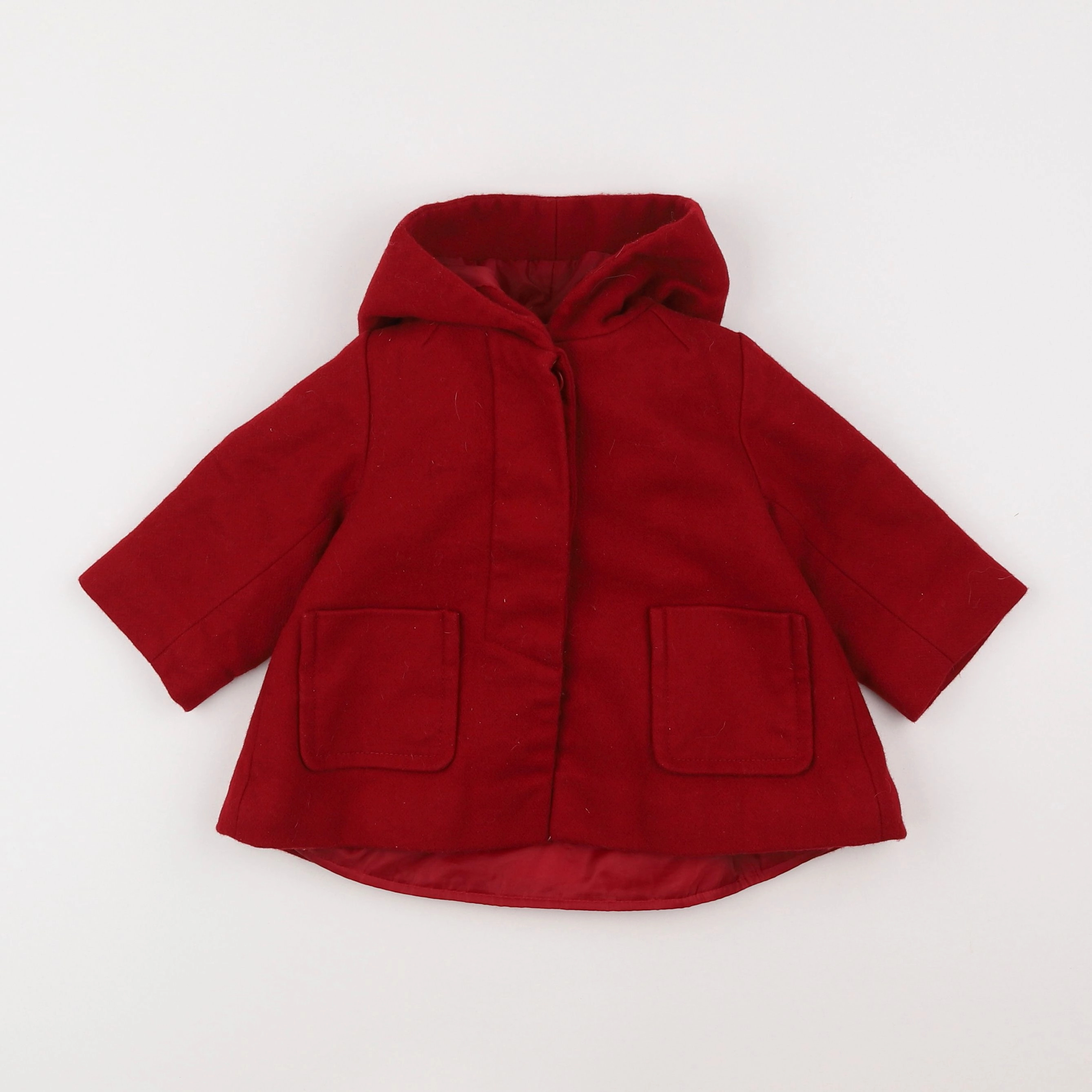 Jacadi - manteau rouge - 12 mois