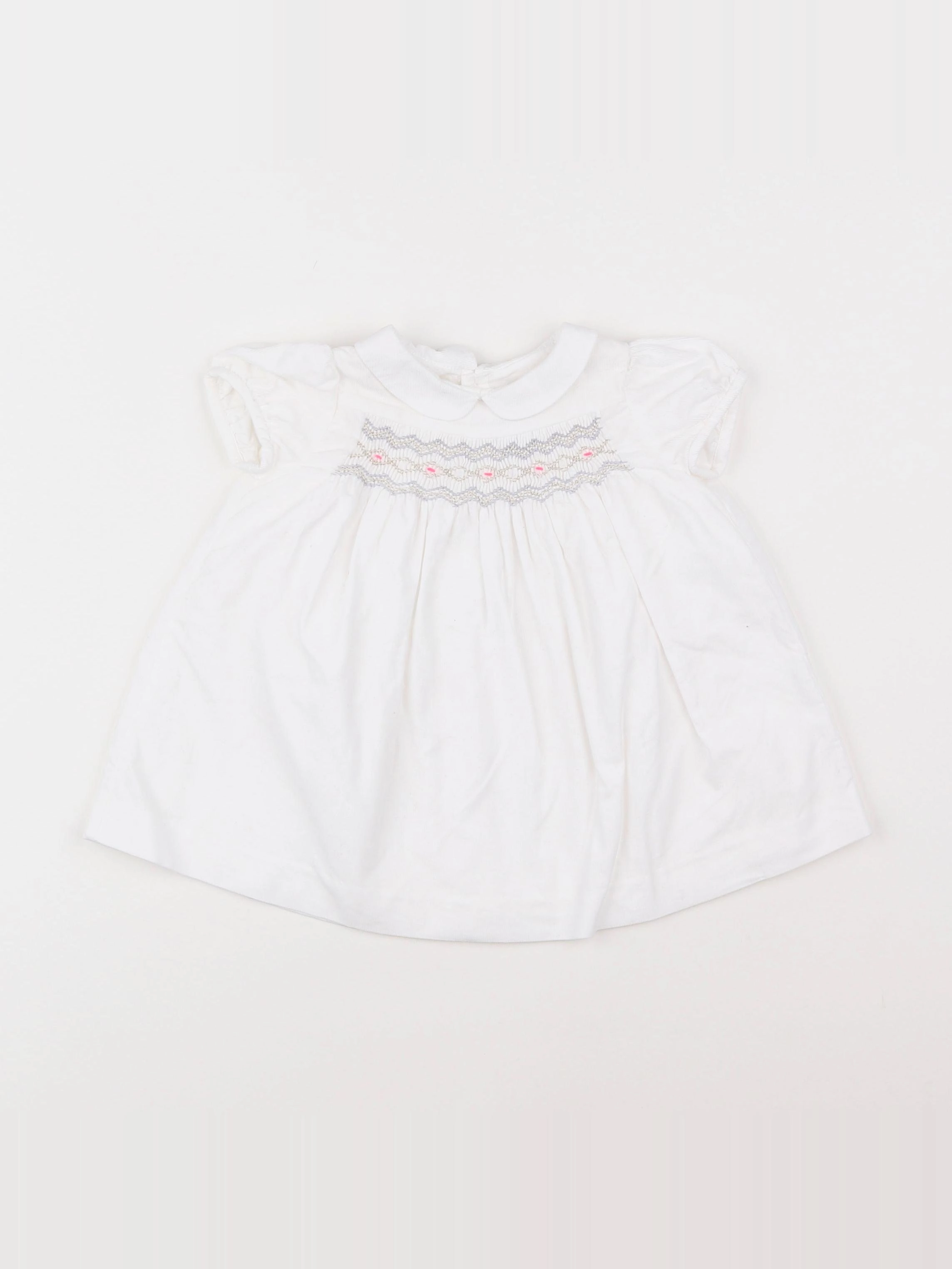 Jacadi - robe blanc - 6 mois