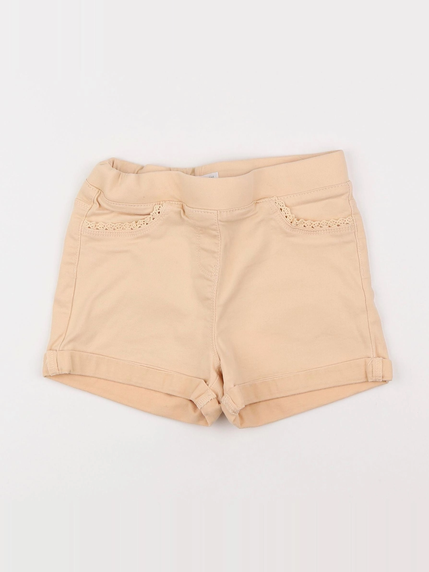 Vertbaudet - short orange - 9 ans