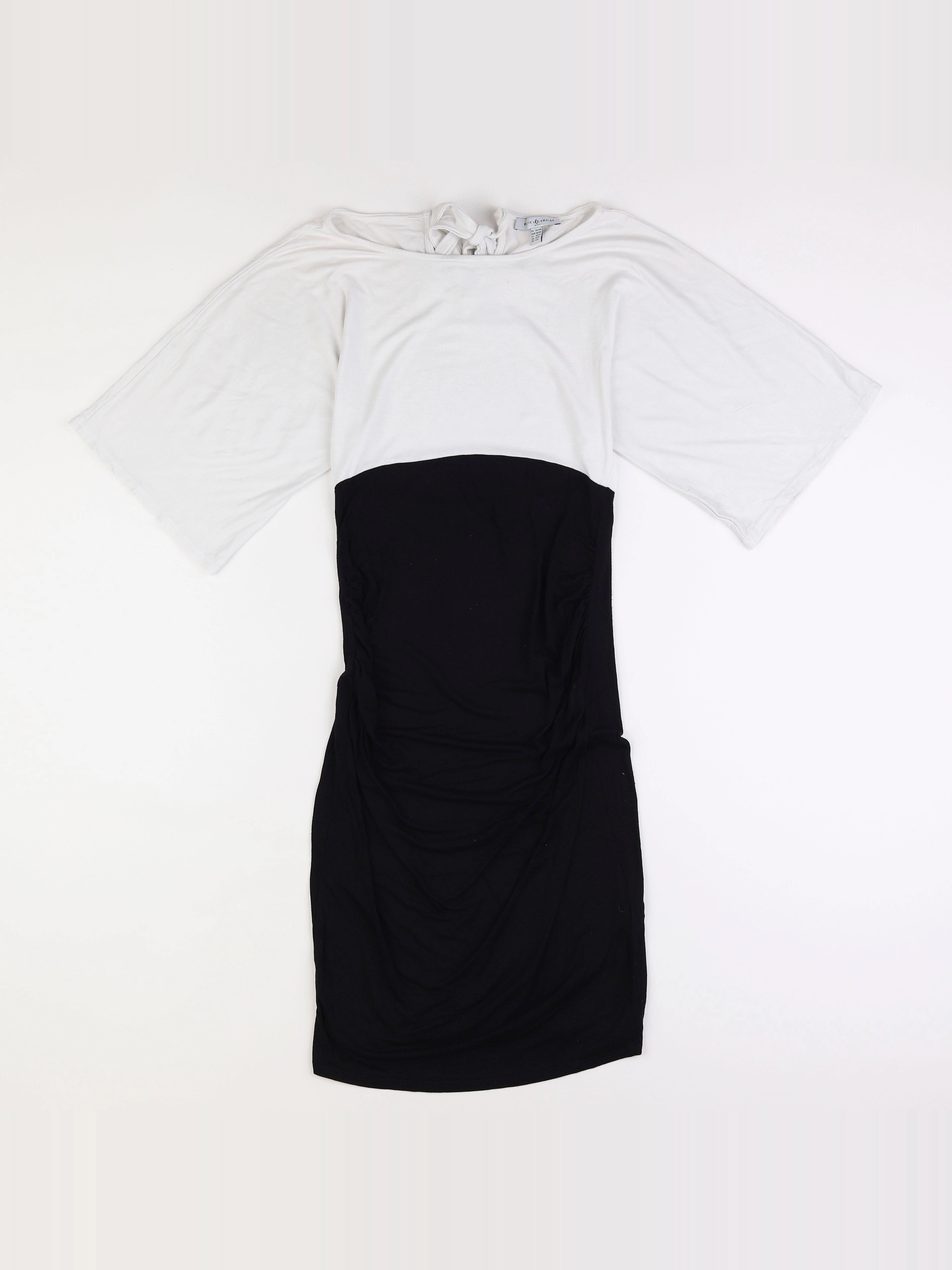 Envie de fraise - robe grossesse blanc, noir - 36 à 38