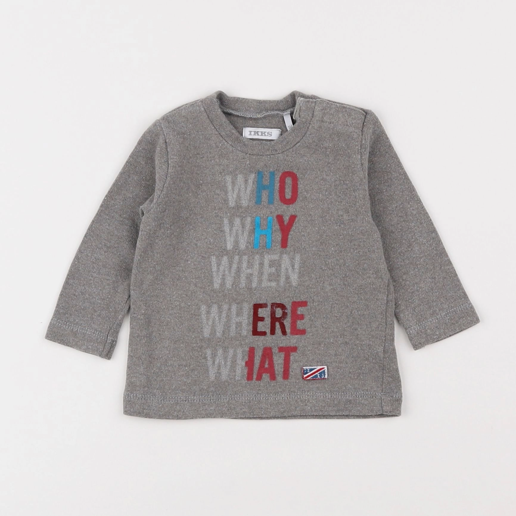 IKKS - tee-shirt gris - 3 mois