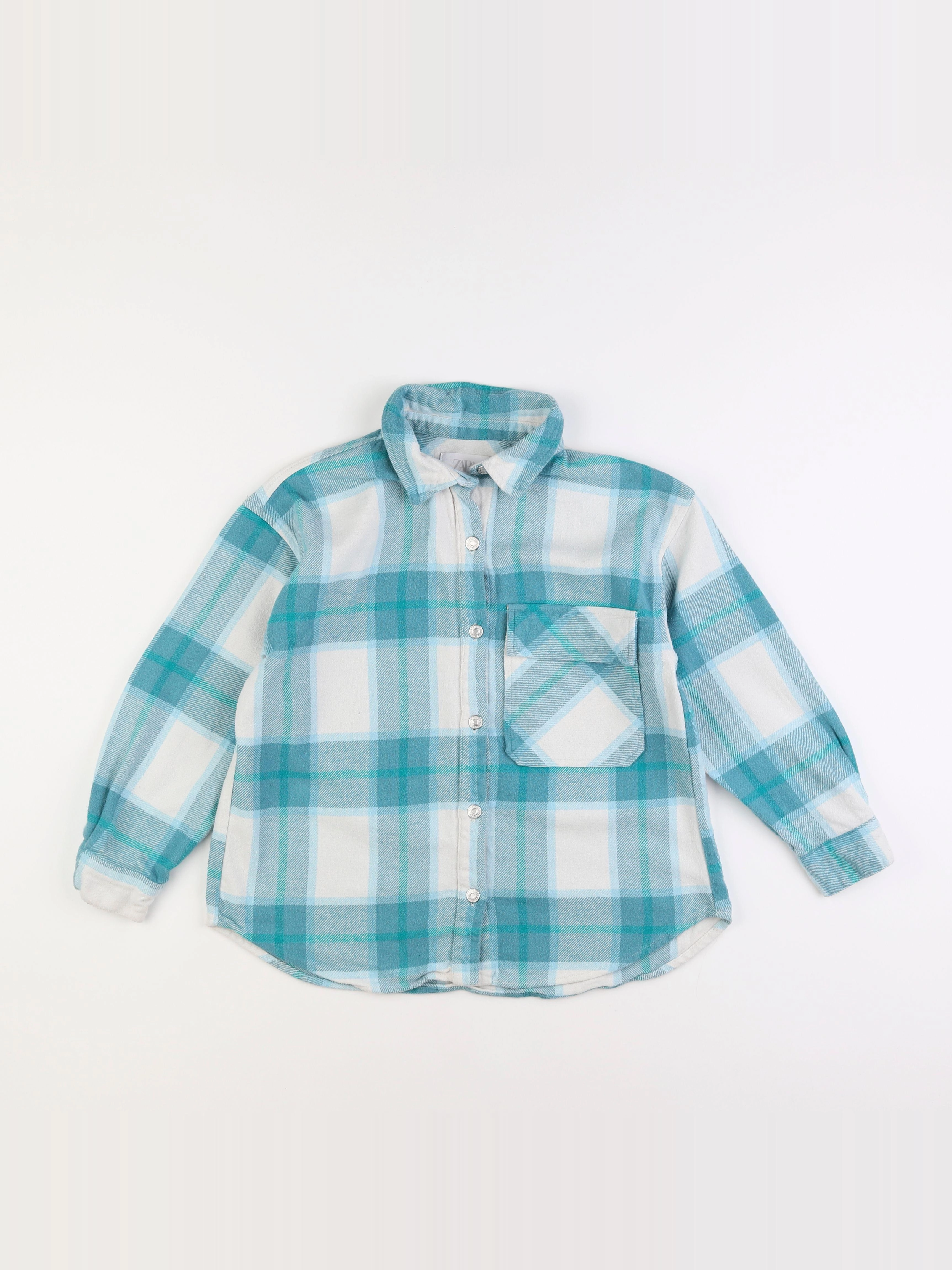 Zara - chemise bleu - 10 ans