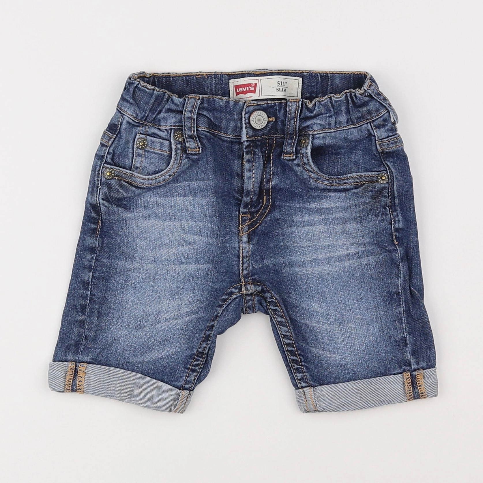 Levi's - short bleu - 4 ans