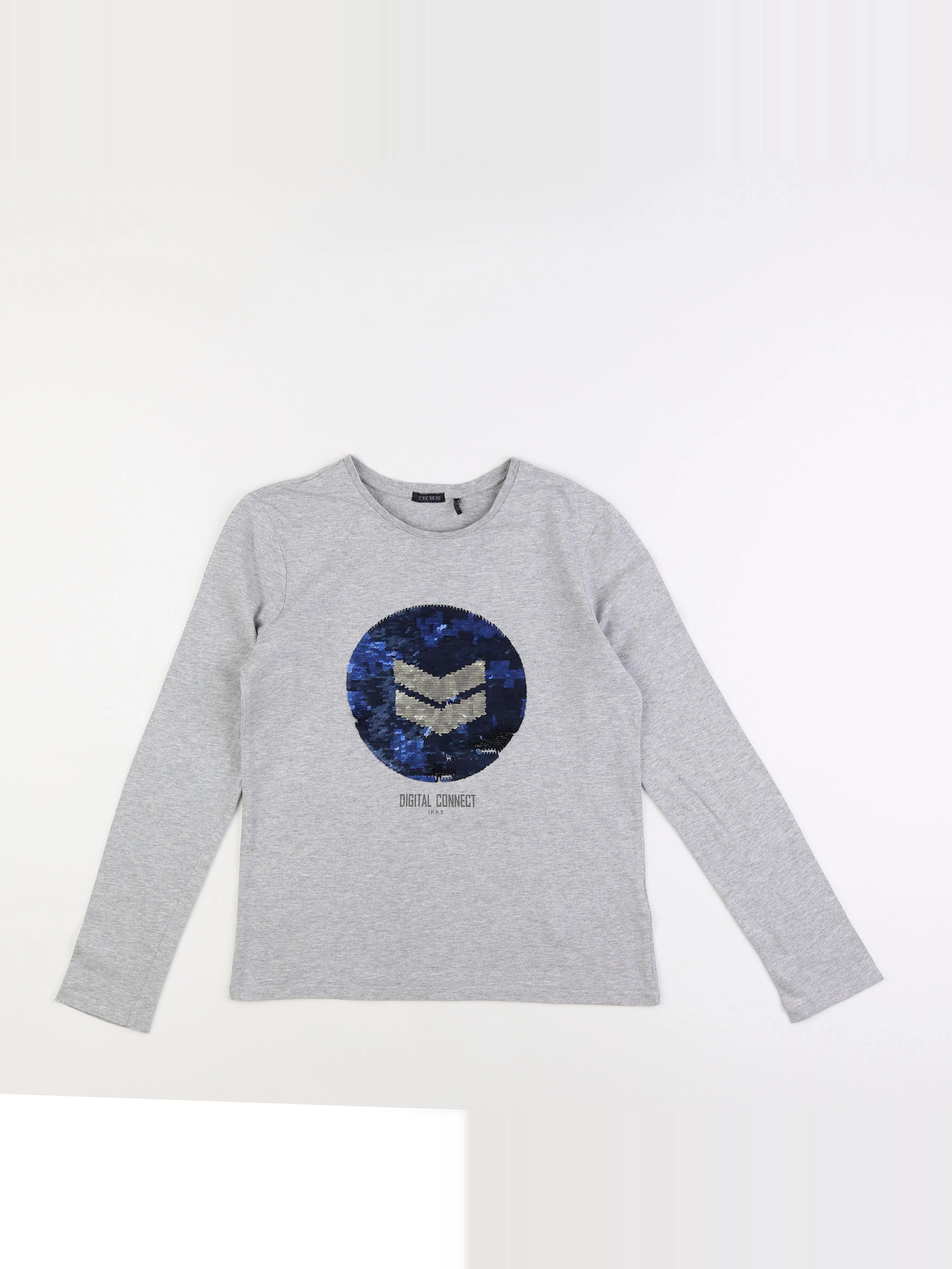 IKKS - tee-shirt gris - 12 ans