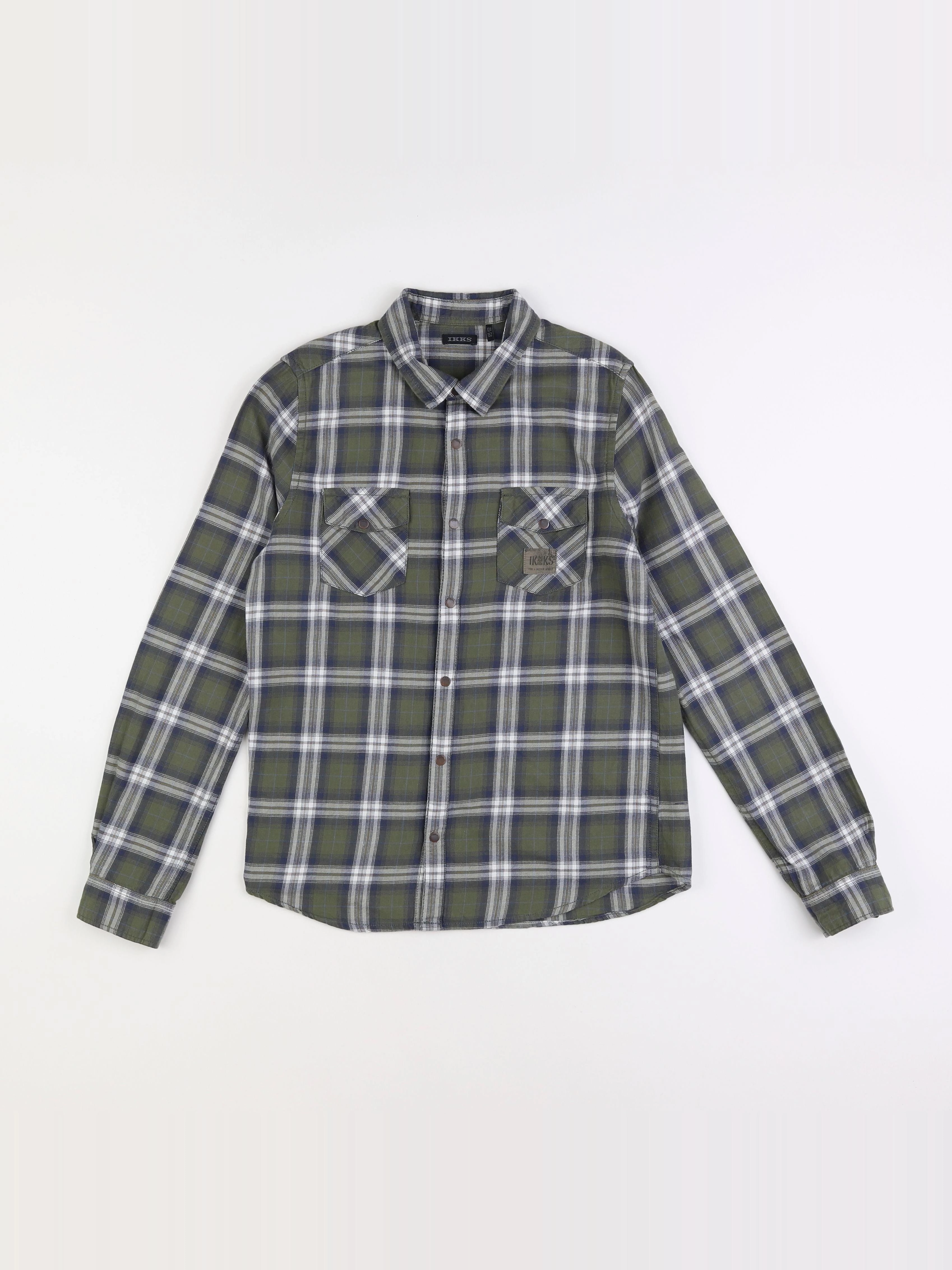 IKKS - chemise vert - 12 ans