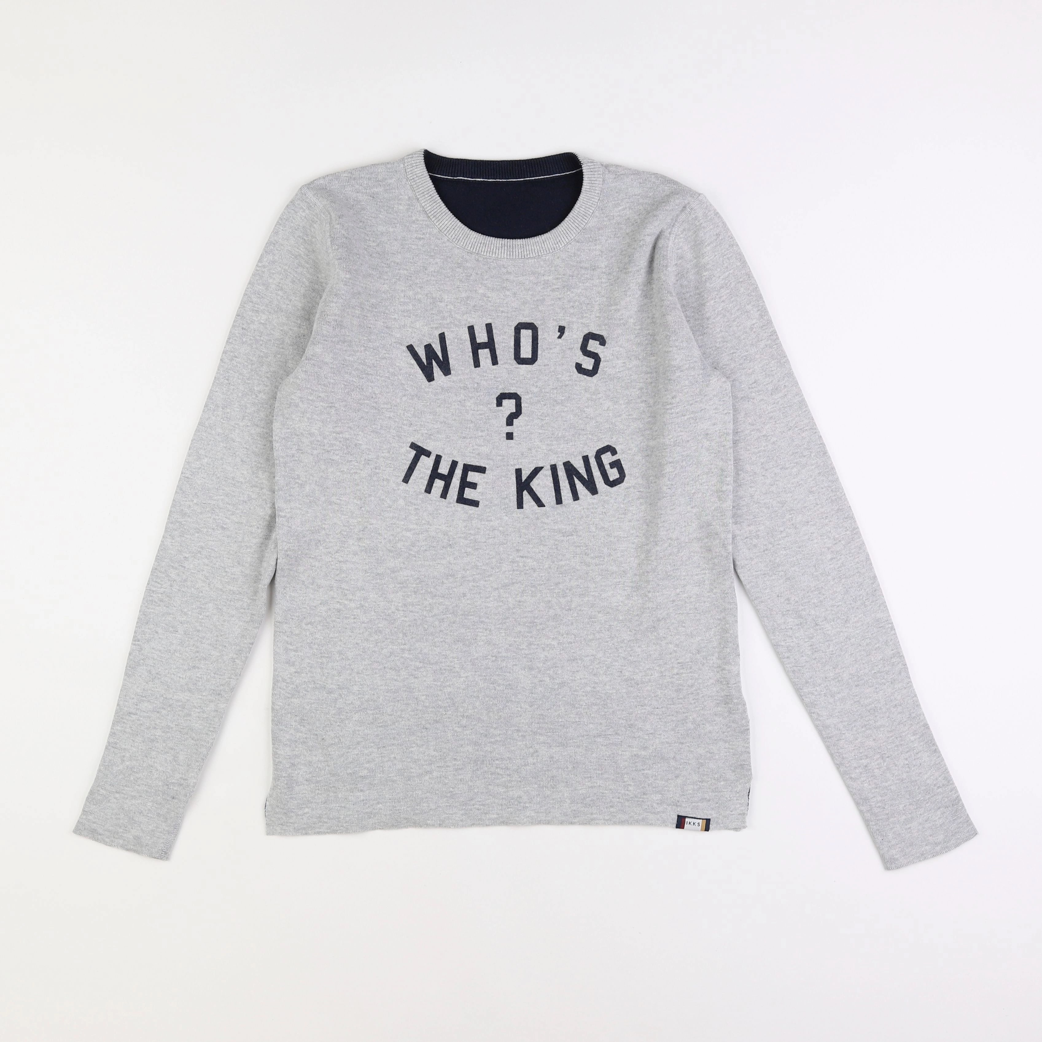 IKKS - pull gris - 12 ans