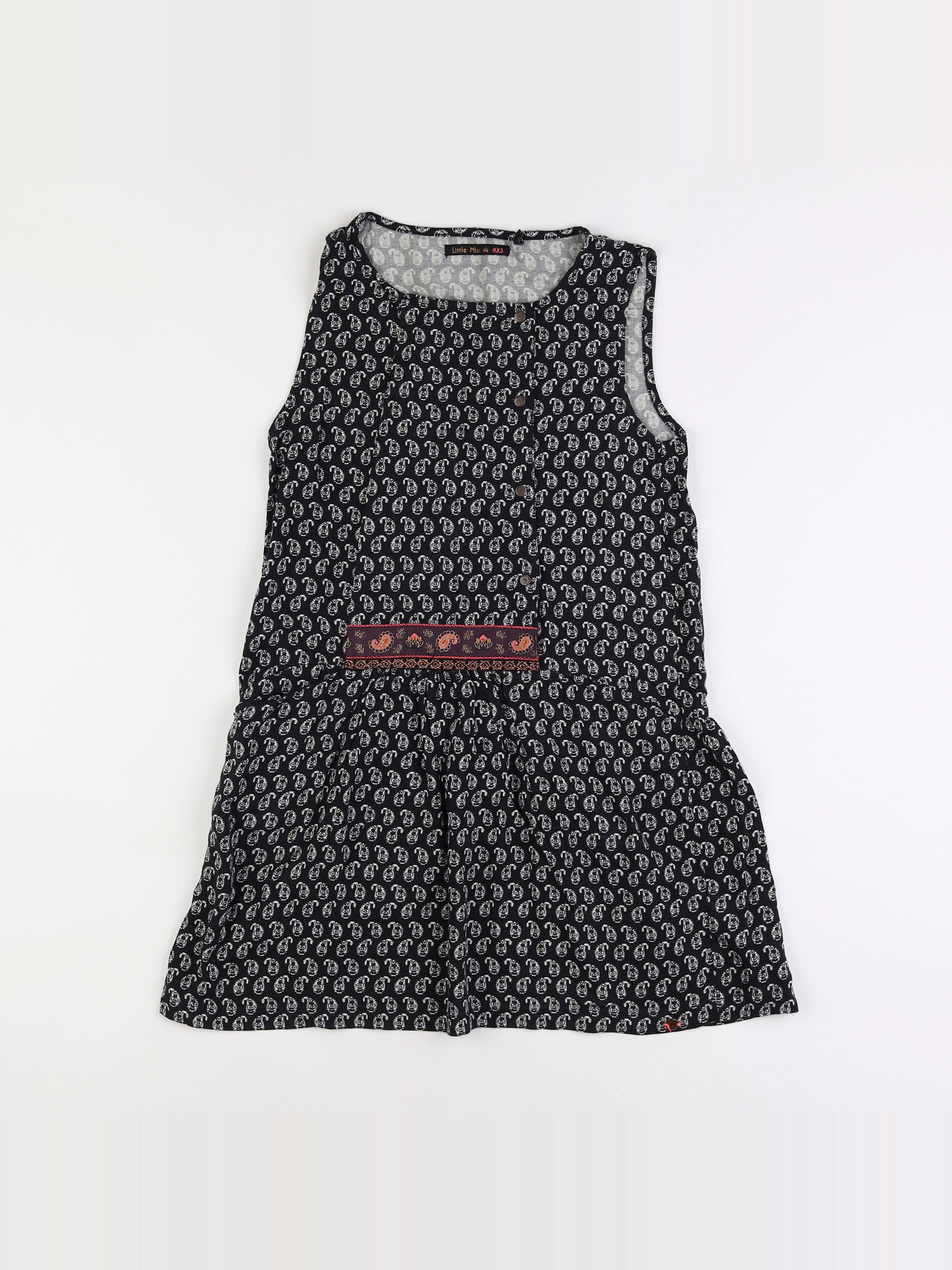 IKKS - robe noir - 10 ans