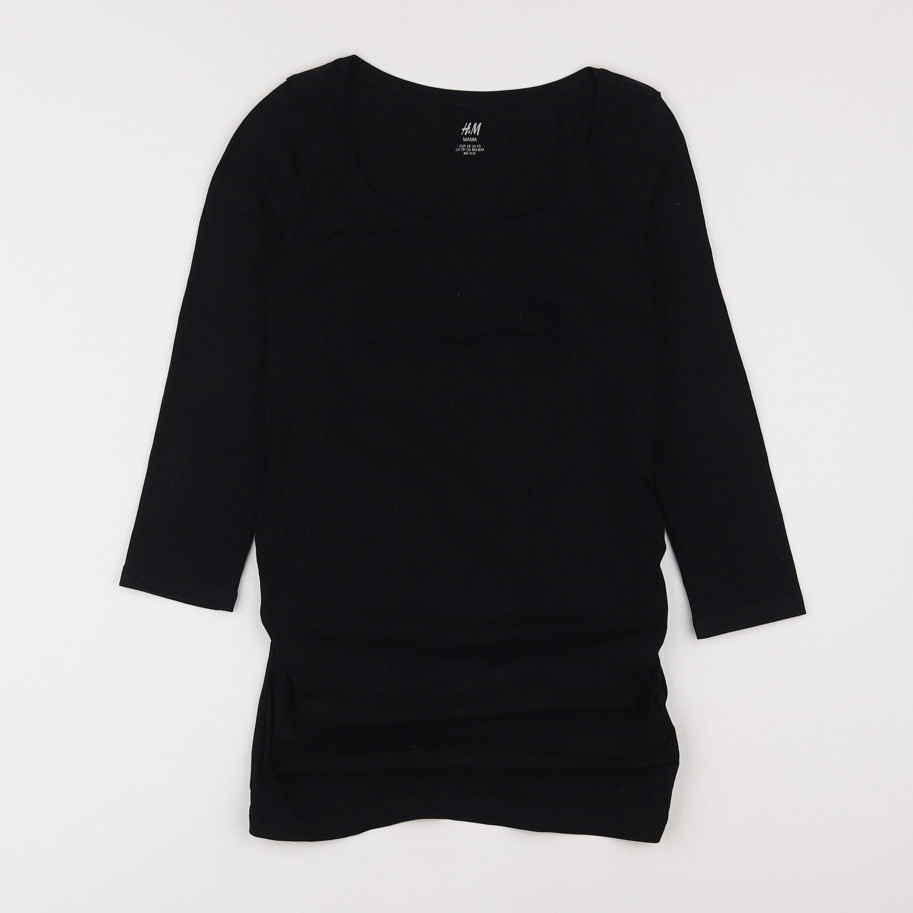 H&M - tee-shirt grossesse noir - 34 à 36