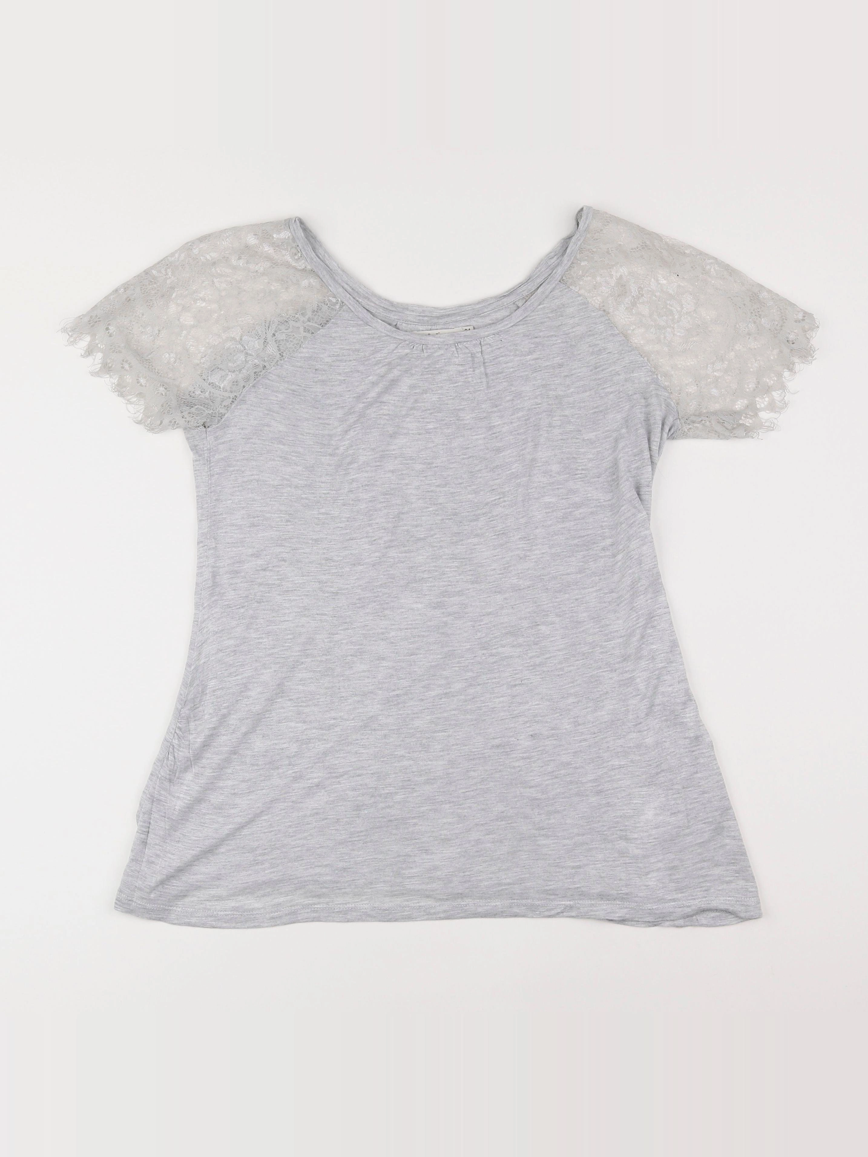 Vertbaudet - tee-shirt grossesse gris - 34 à 36