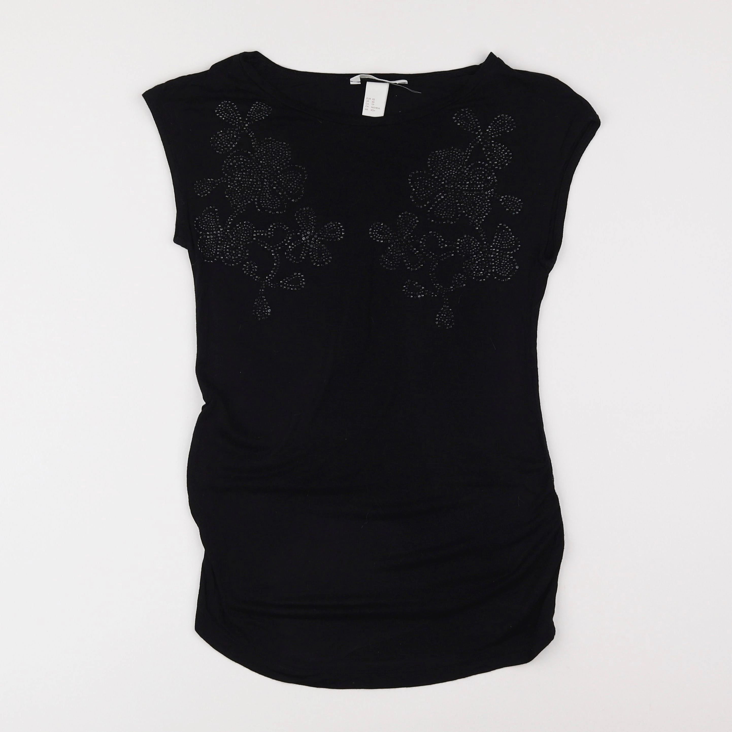 H&M - tee-shirt grossesse noir - 34