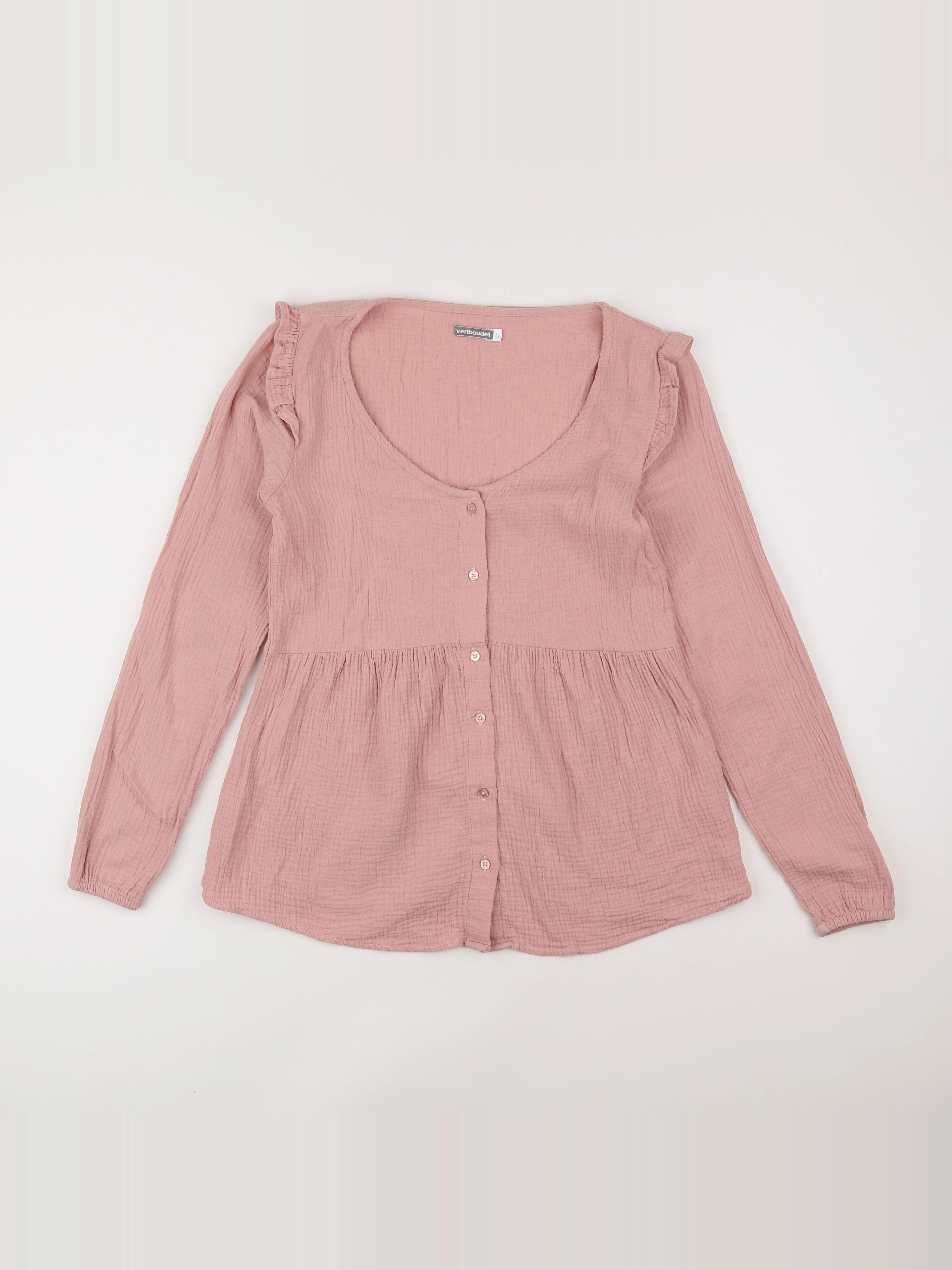 Vertbaudet - blouse grossesse rose - 34