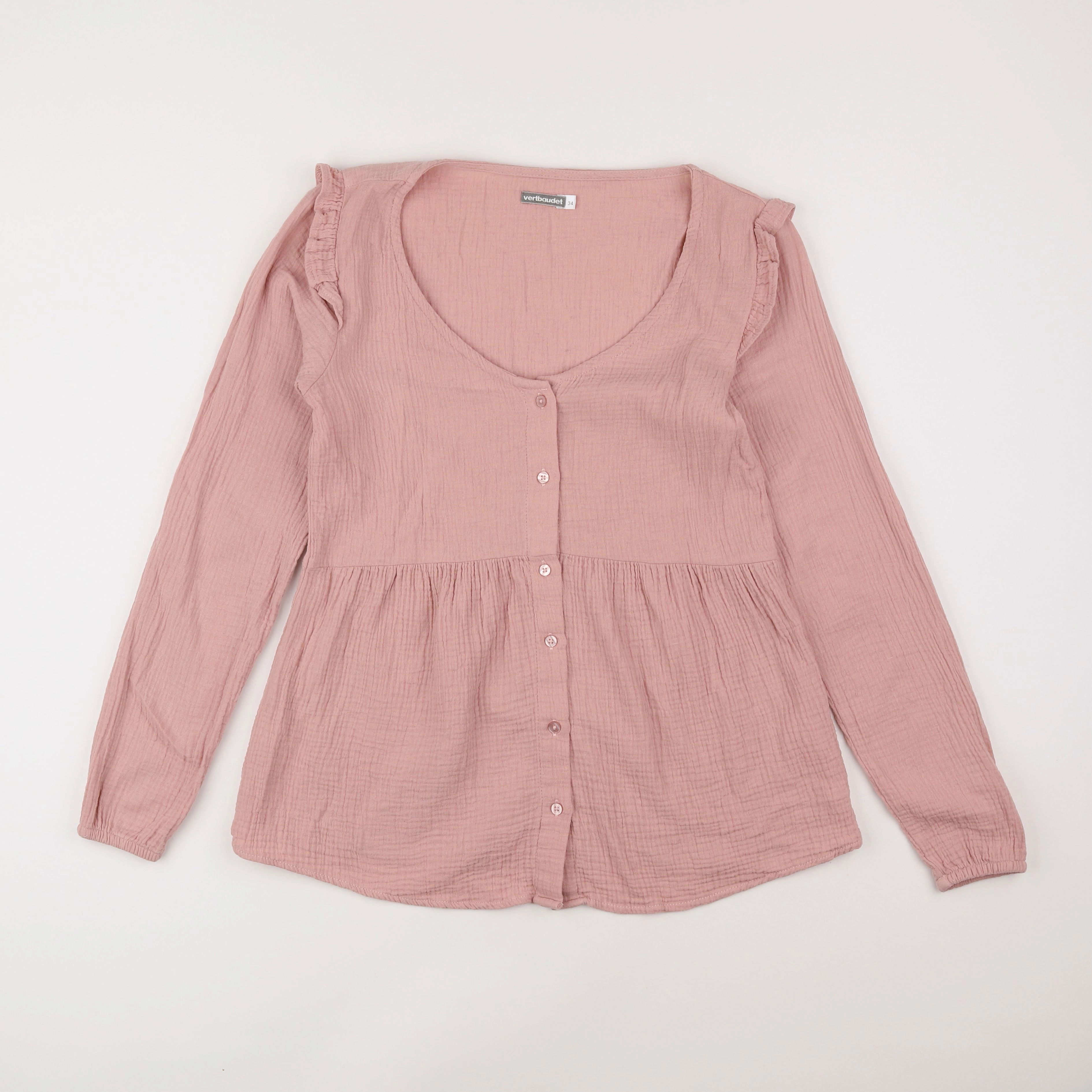Vertbaudet - blouse grossesse rose - 34