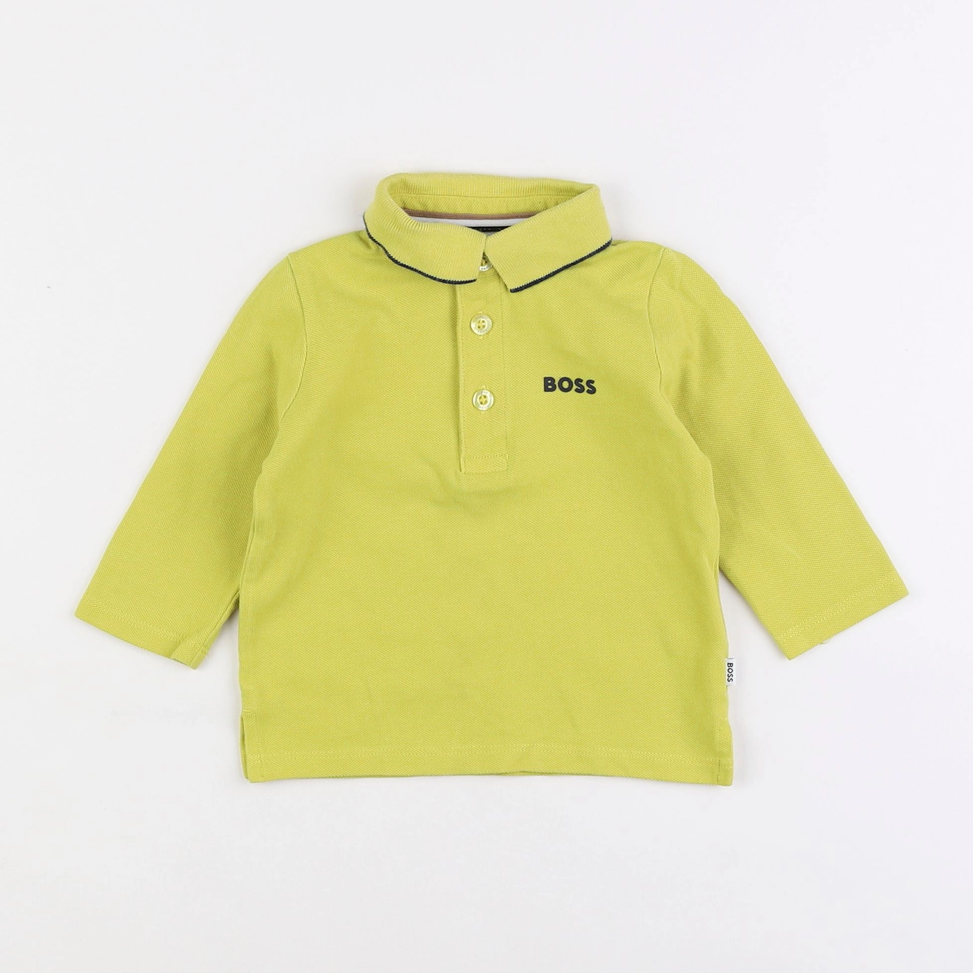 Hugo Boss - polo jaune - 9 mois