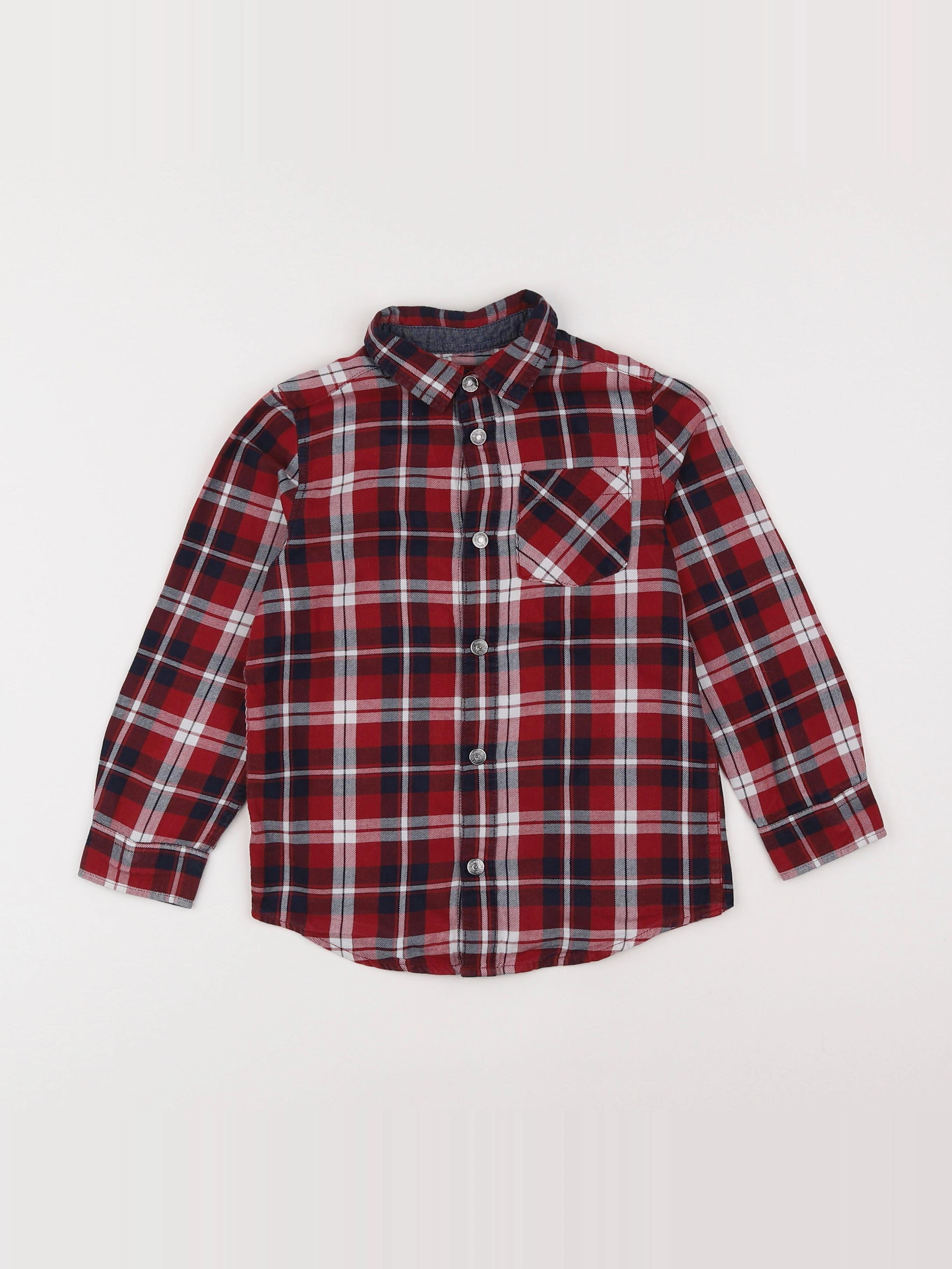 Vertbaudet - chemise imprimé au dos multicolore - 6 ans