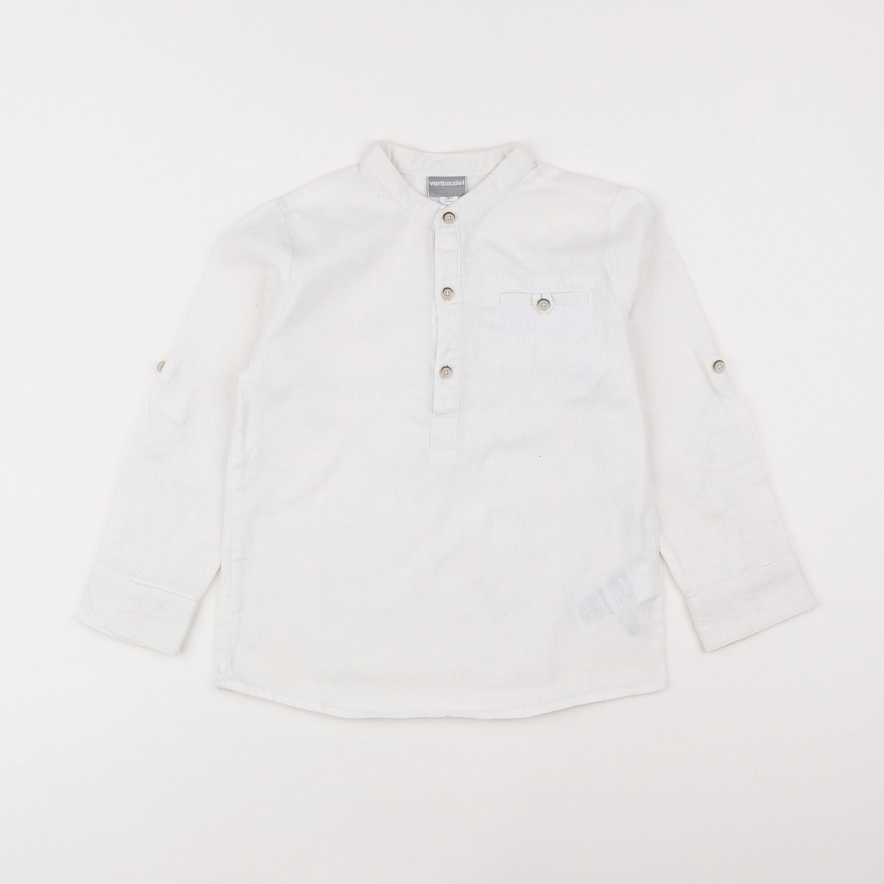 Vertbaudet - chemise blanc - 6 ans