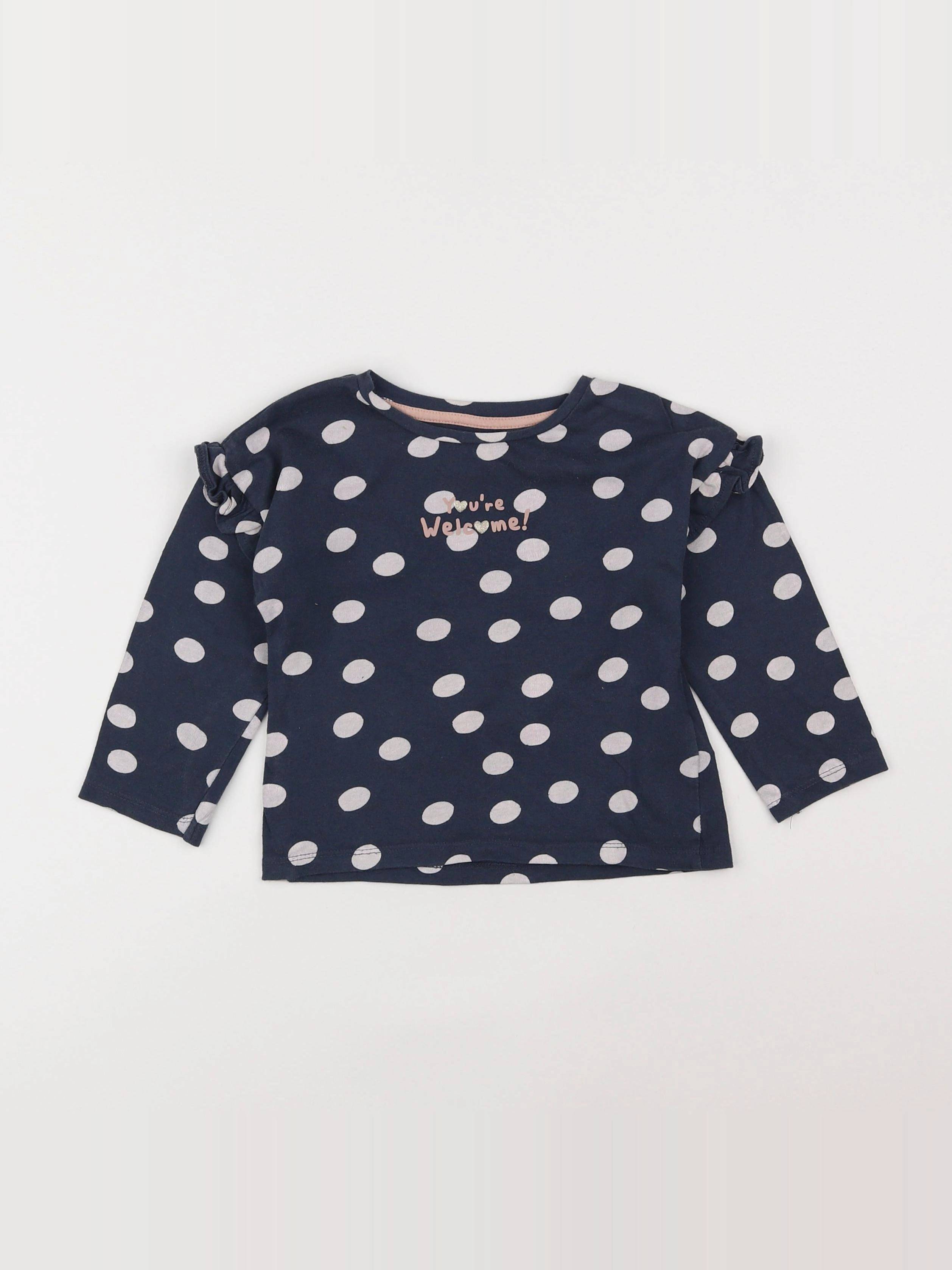 Vertbaudet - tee-shirt bleu - 3 ans