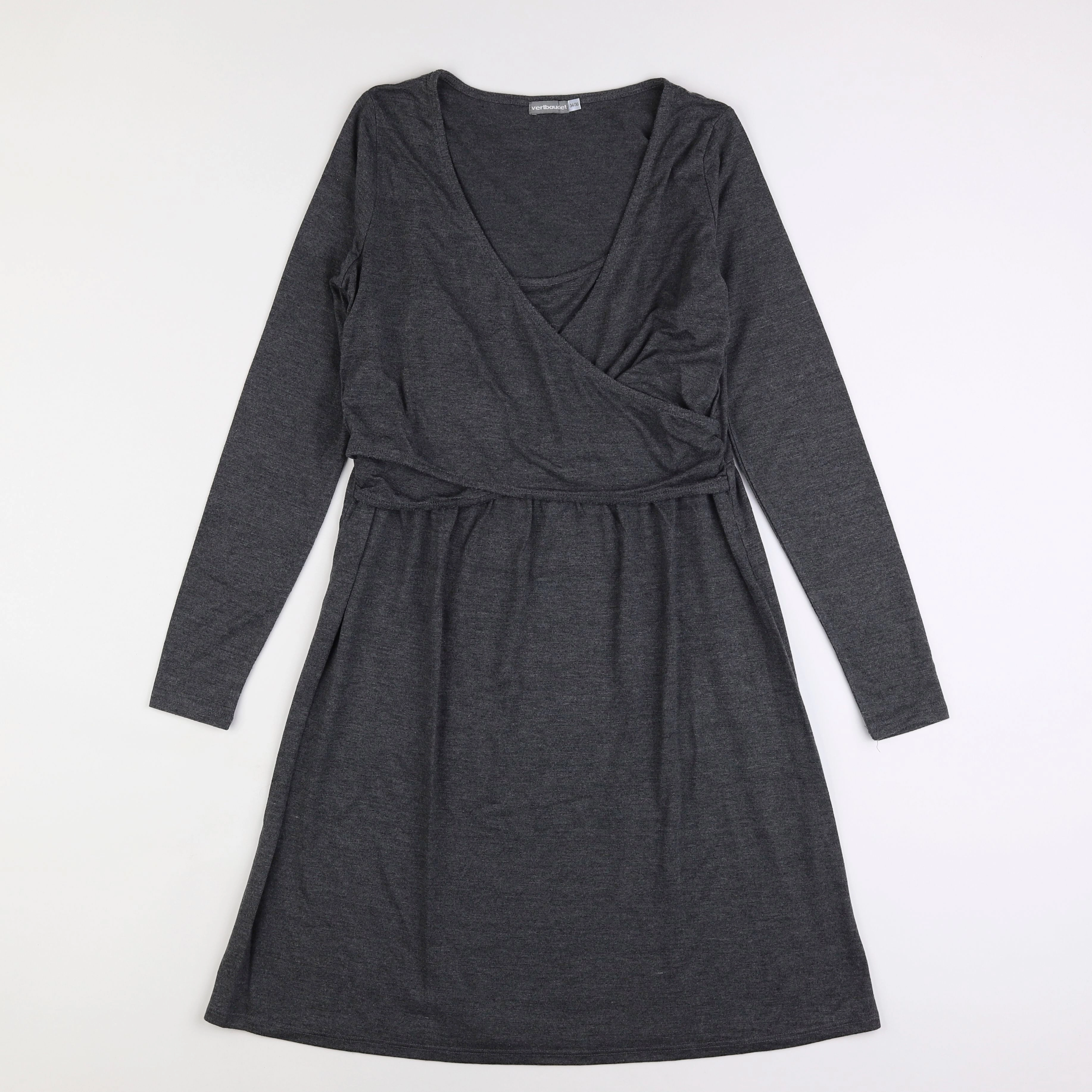 Vertbaudet - robe grossesse, allaitement gris - 34 à 36