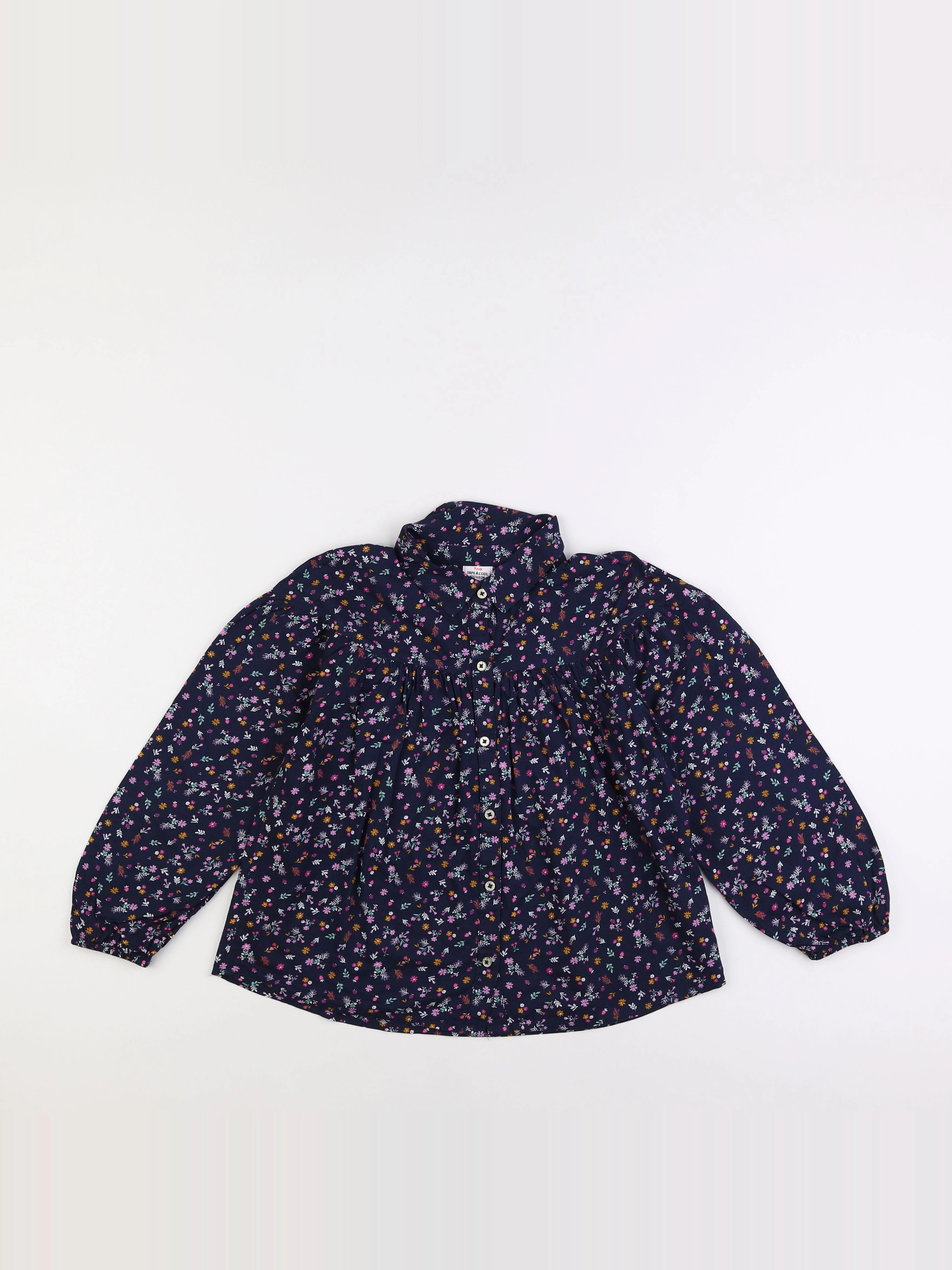 Tape à l'oeil - blouse bleu, rose - 10 ans