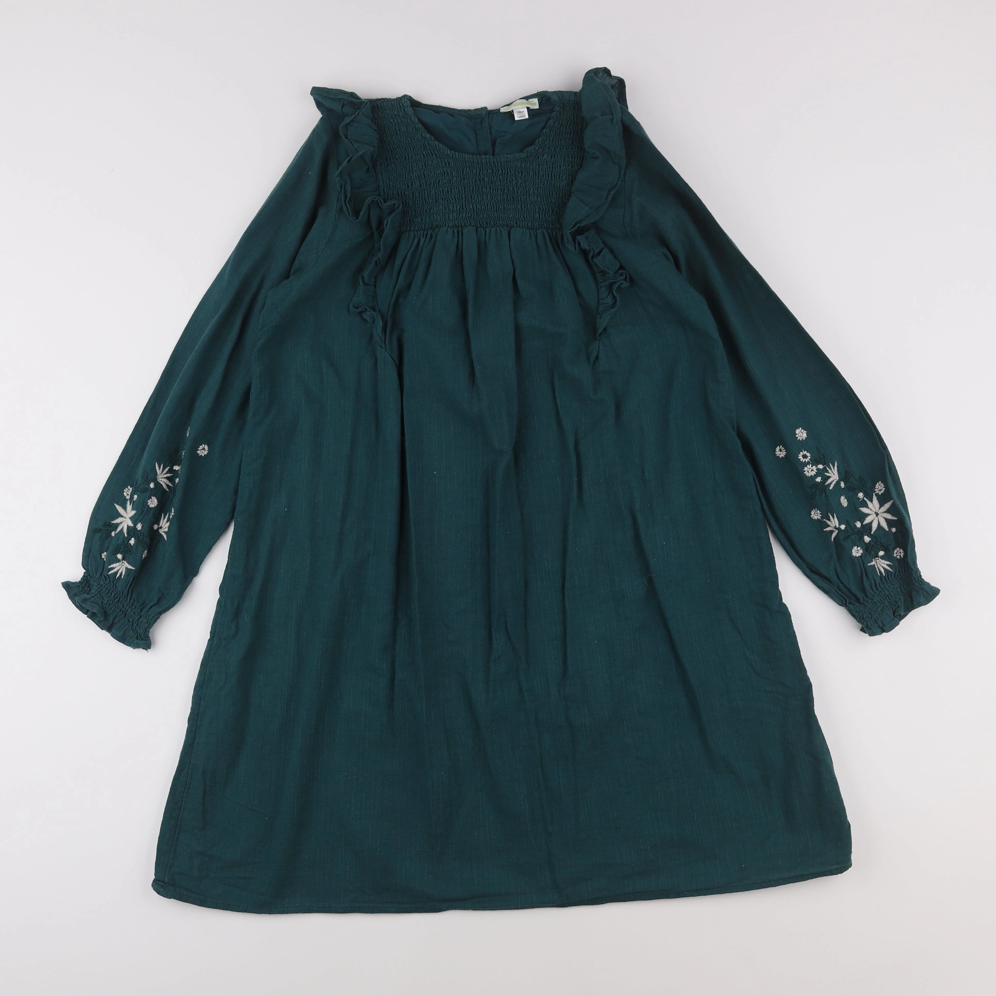 Vertbaudet - robe vert - 14 ans