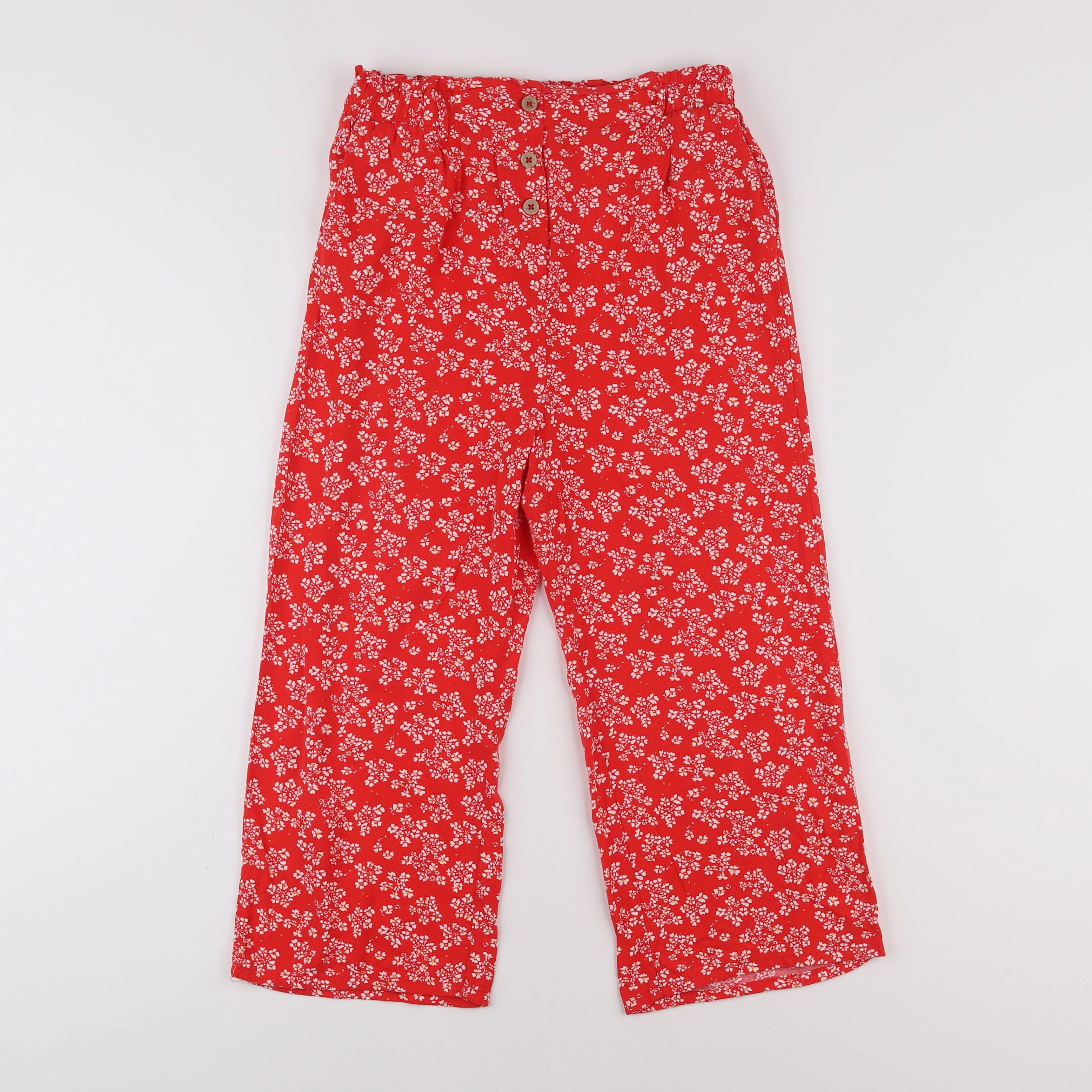 Vertbaudet - pantalon rouge - 14 ans