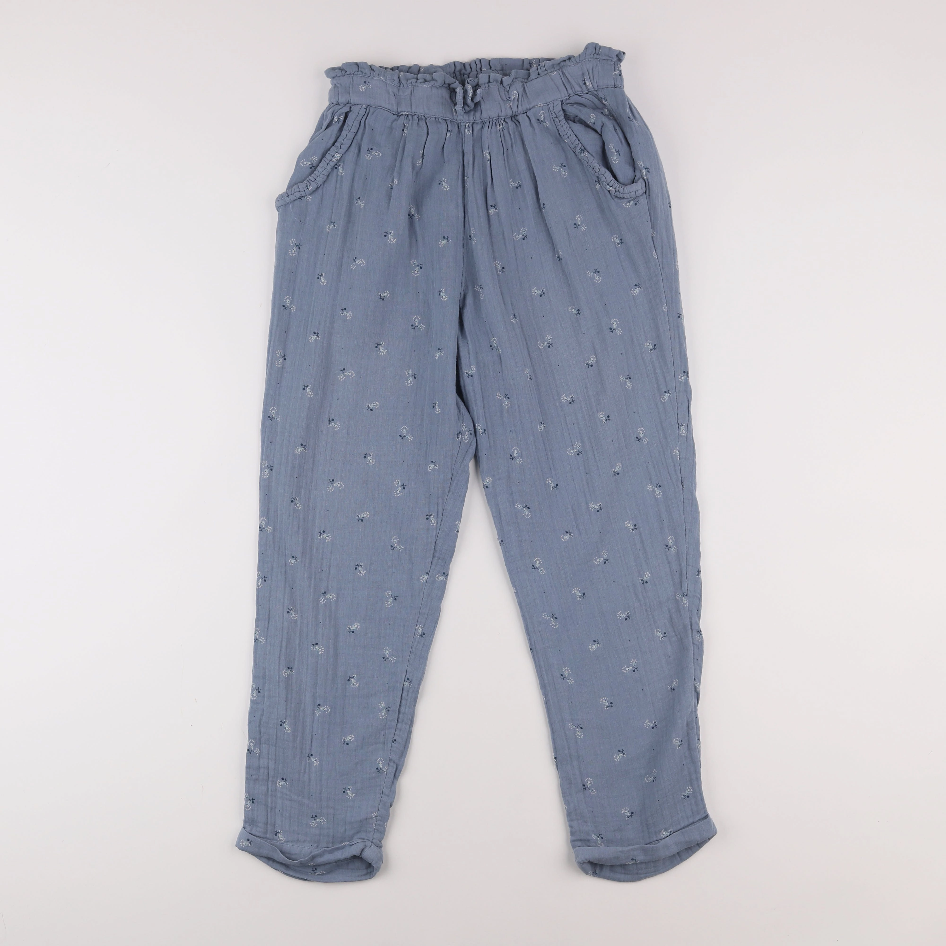 Vertbaudet - pantalon bleu - 14 ans