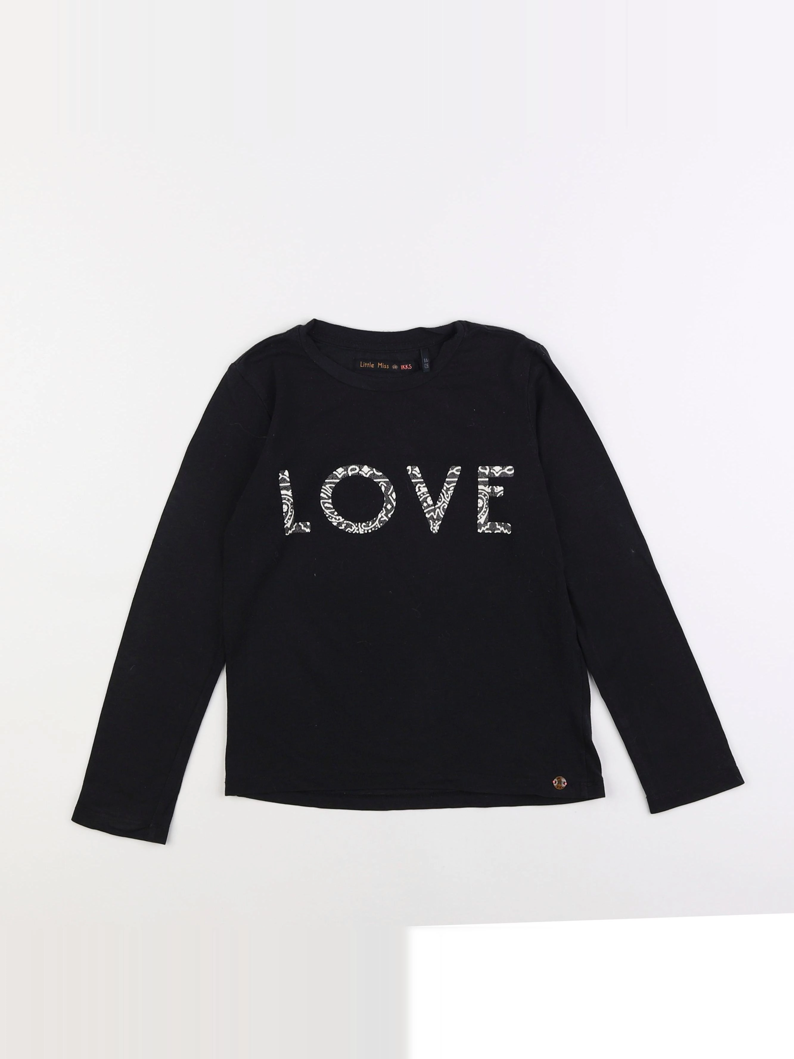 IKKS - tee-shirt noir - 8 ans
