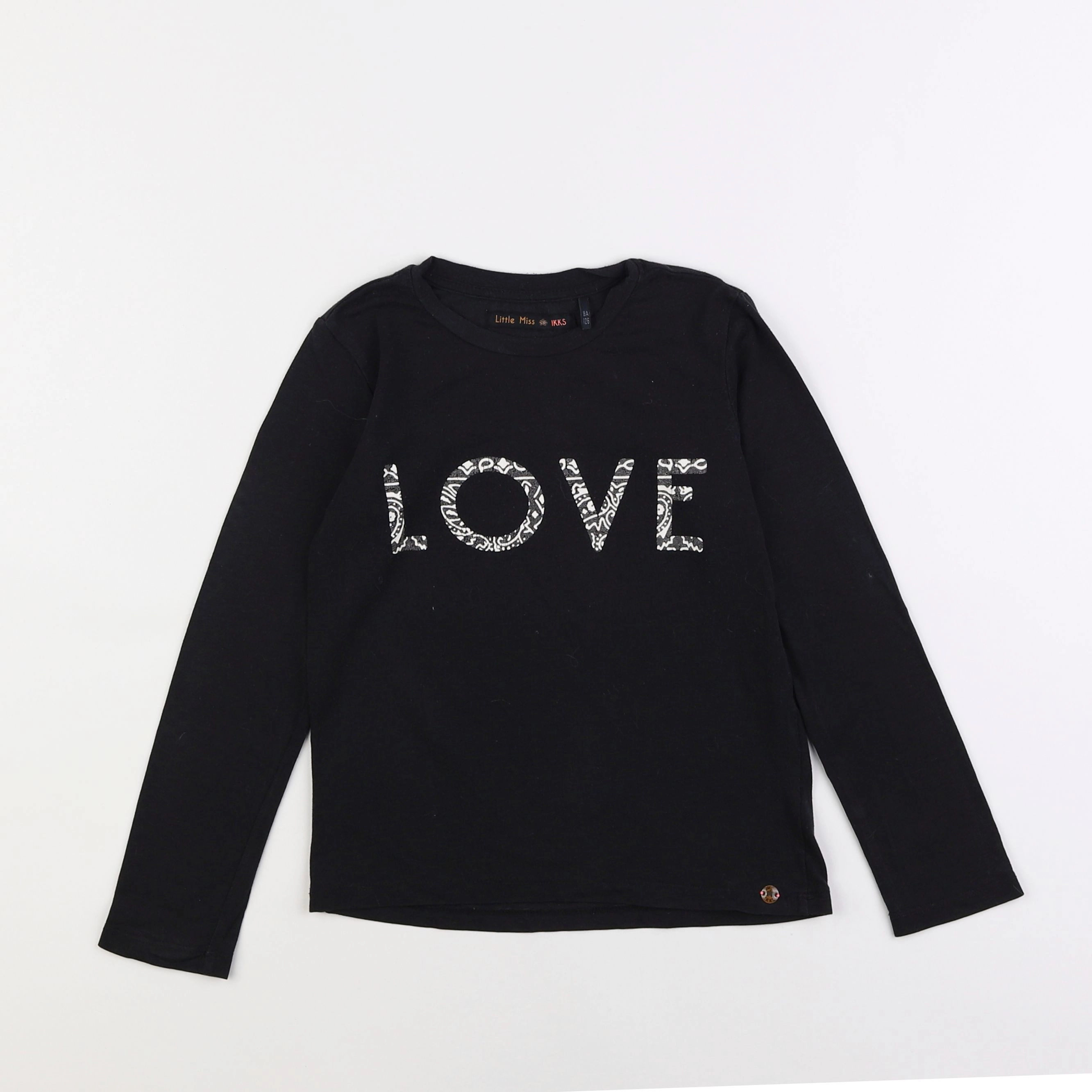 IKKS - tee-shirt noir - 8 ans