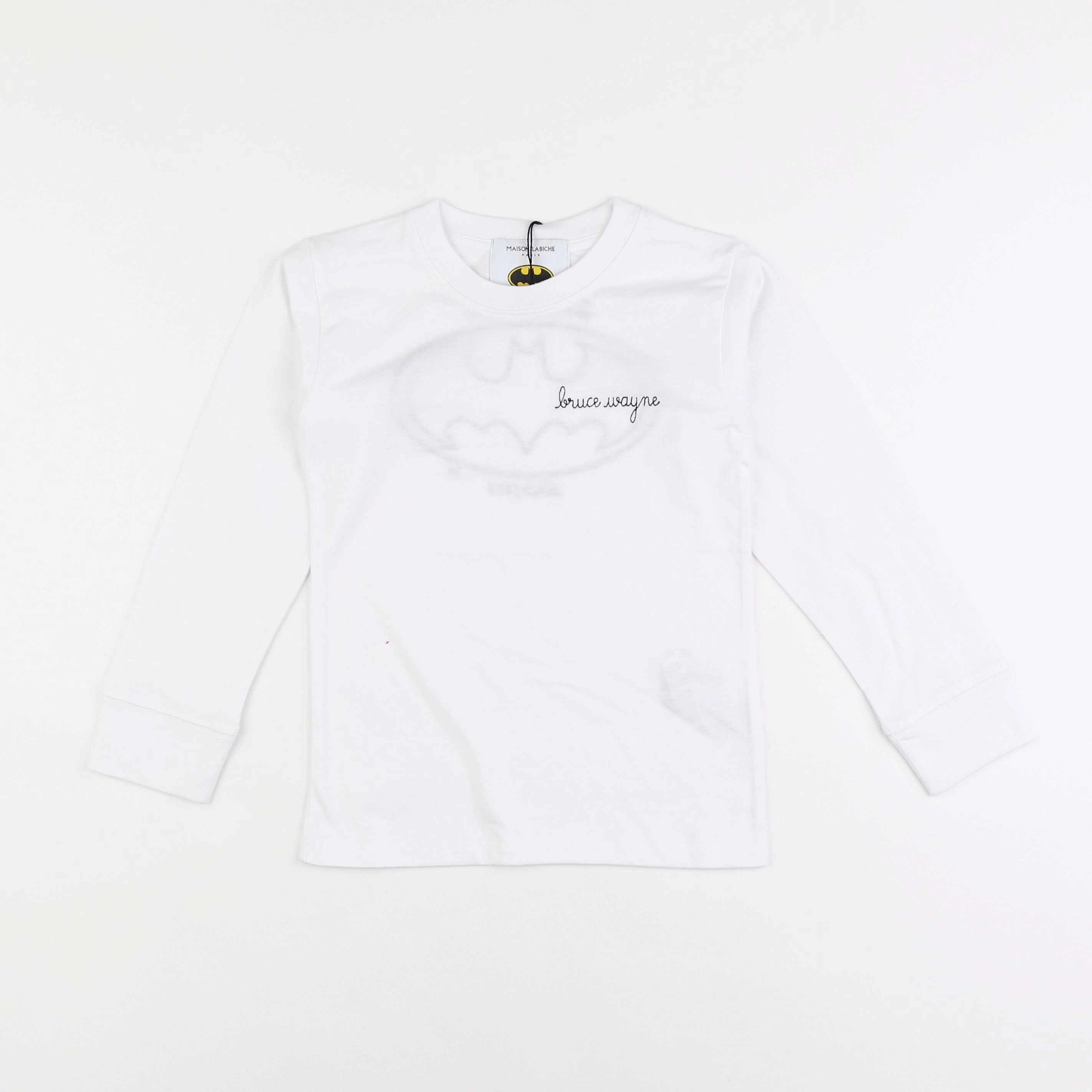 Maison Labiche - tee-shirt imprimé au dos blanc - 8 ans