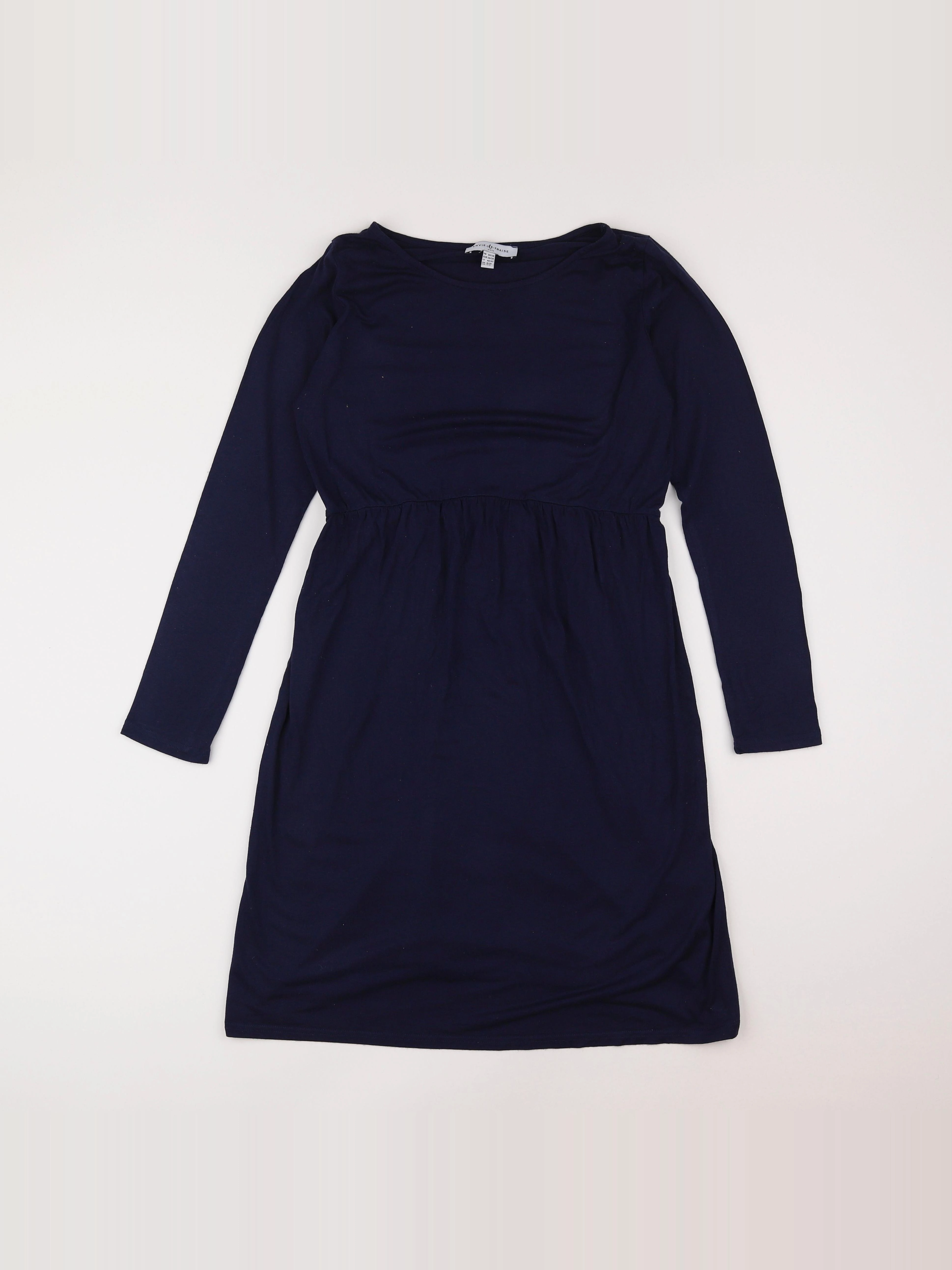 Envie de fraise - robe grossesse bleu - 36 à 38