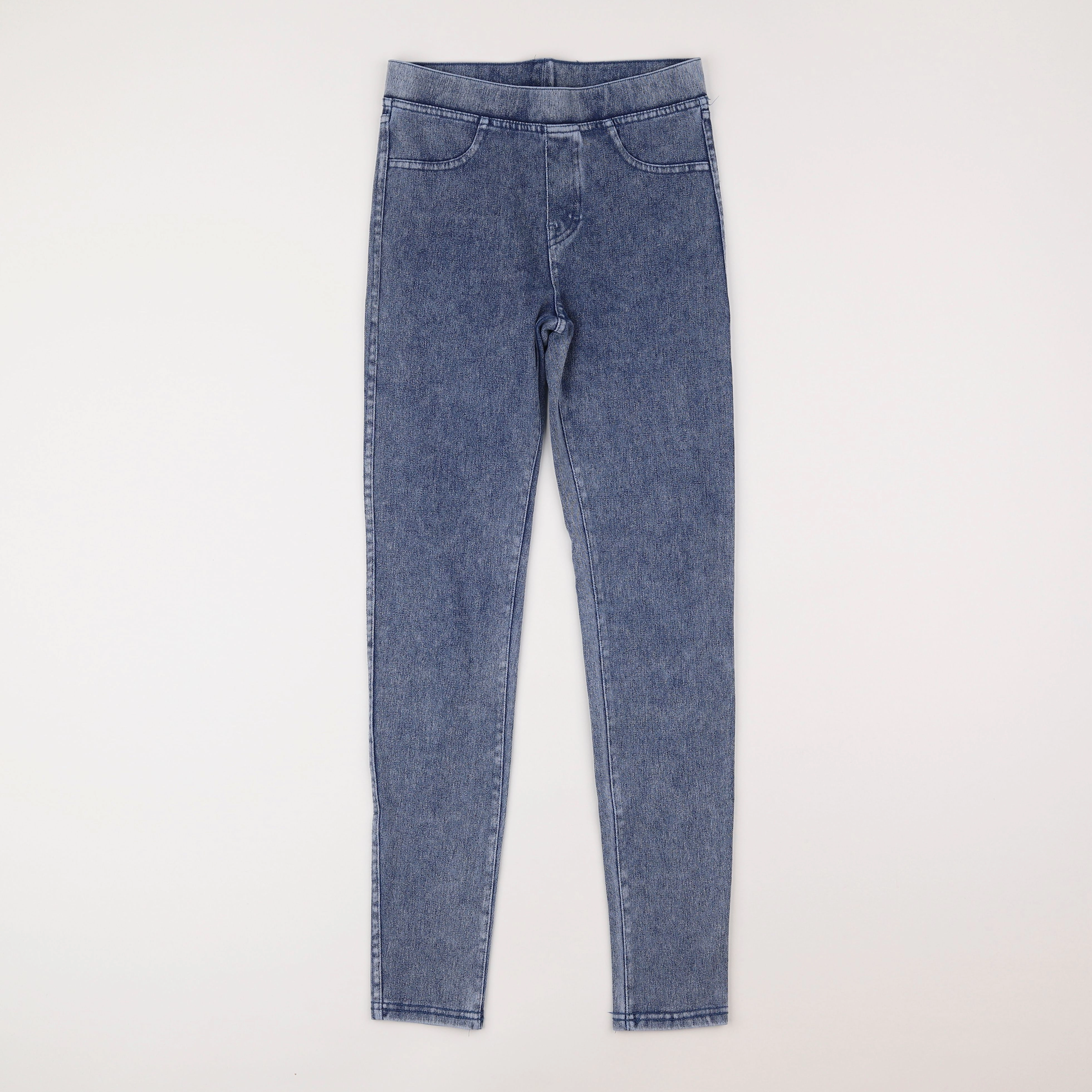 H&M - jegging bleu - 11/12 ans