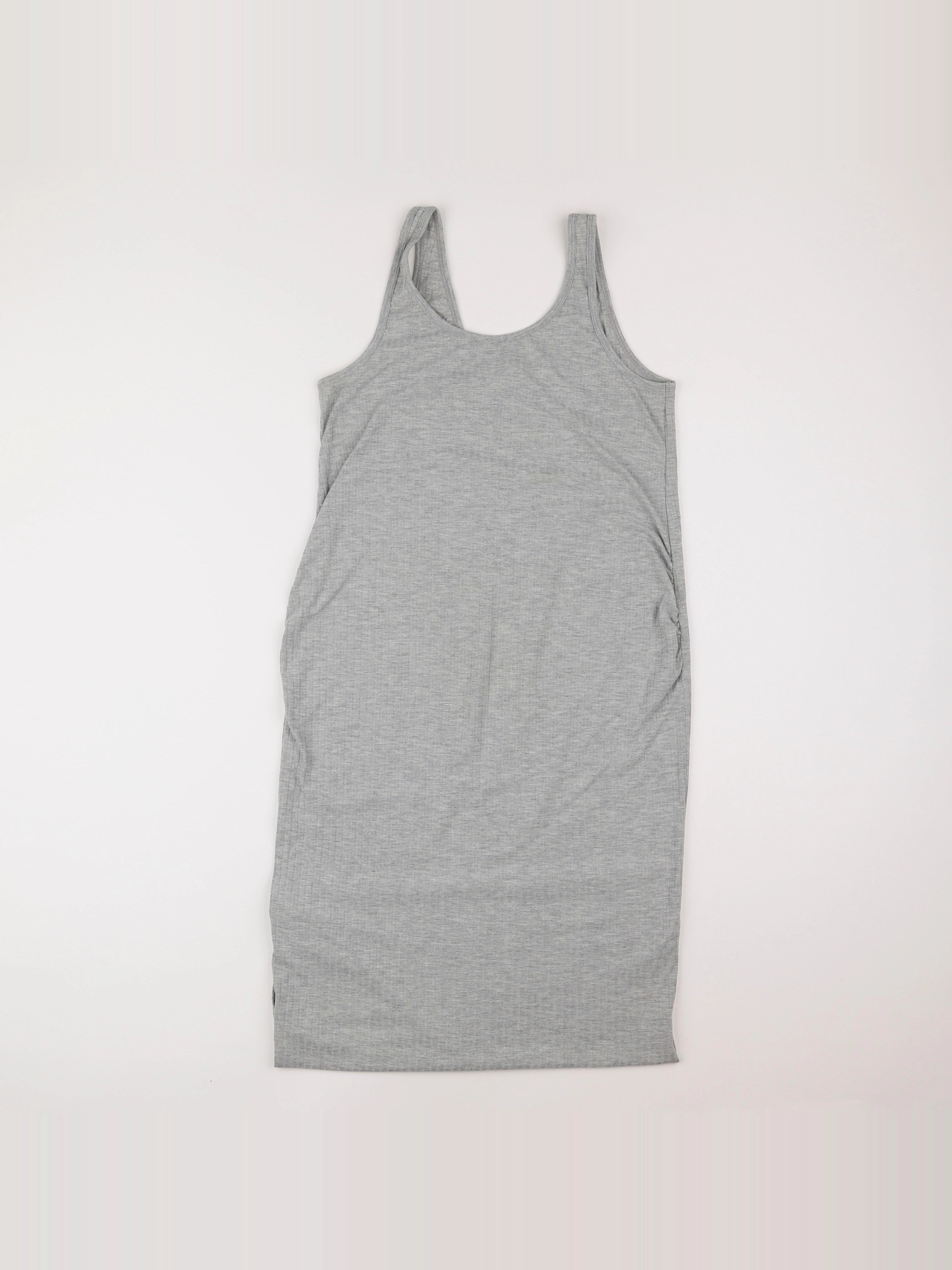 H&M - robe grossesse gris - 36 à 38