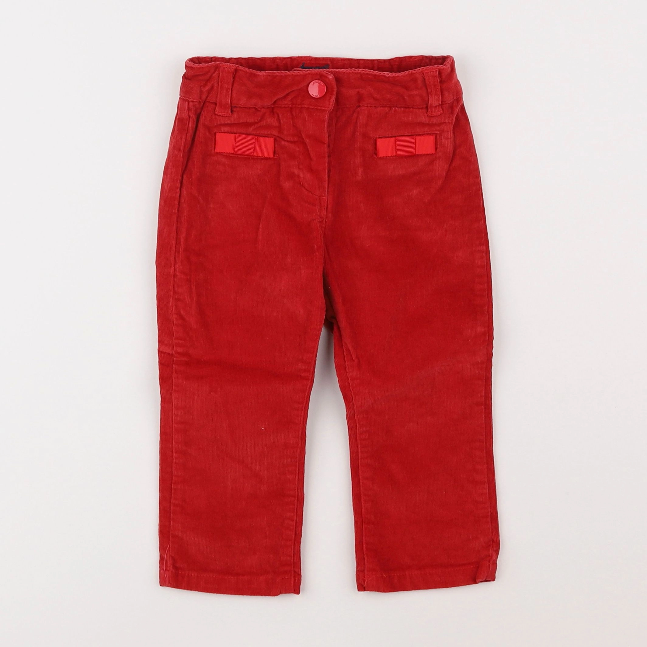 Jacadi - pantalon rouge - 18 mois