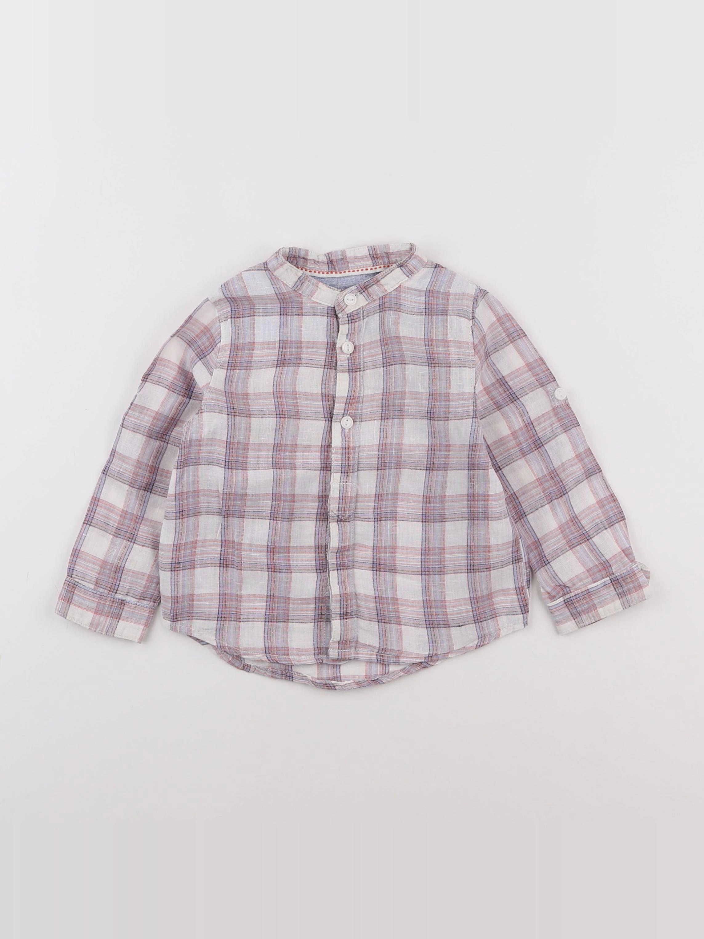 Zara - chemise multicolore - 12/18 mois
