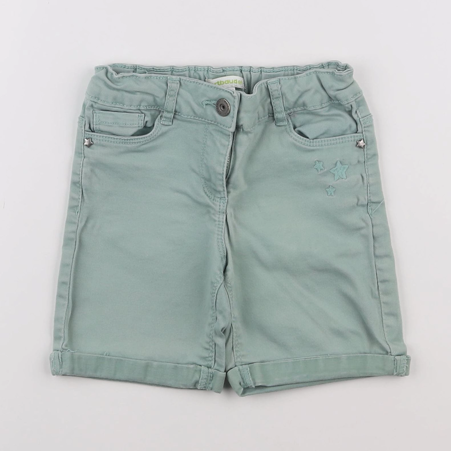 Vertbaudet - short vert - 5 ans