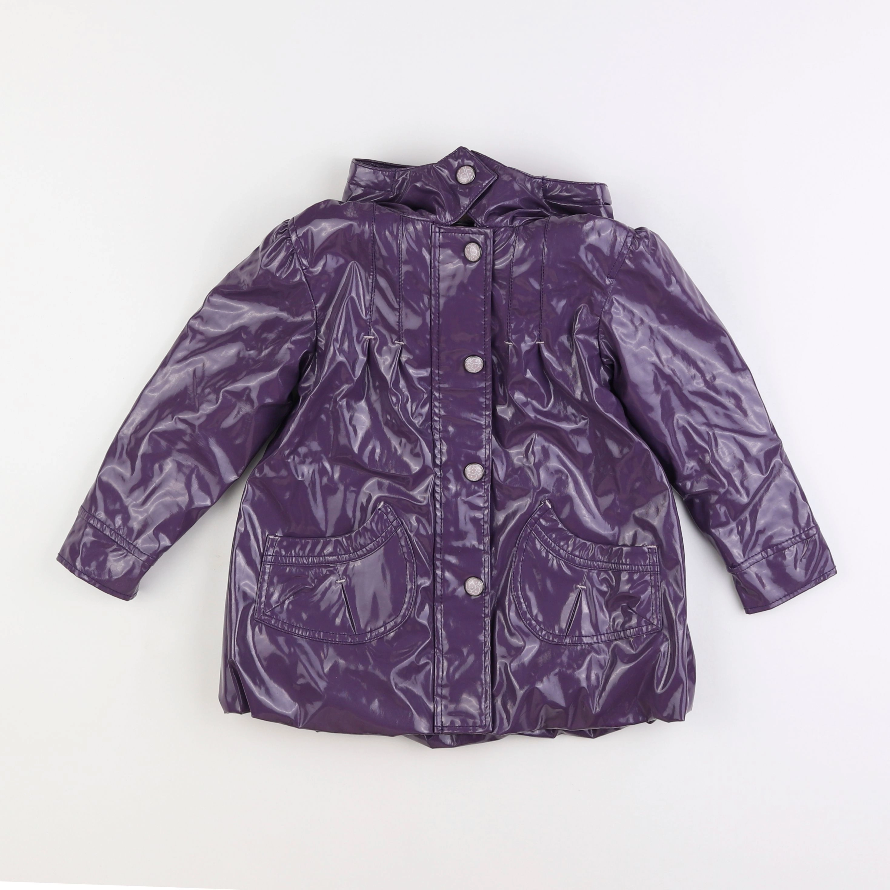 Vertbaudet - imperméable violet - 4 ans