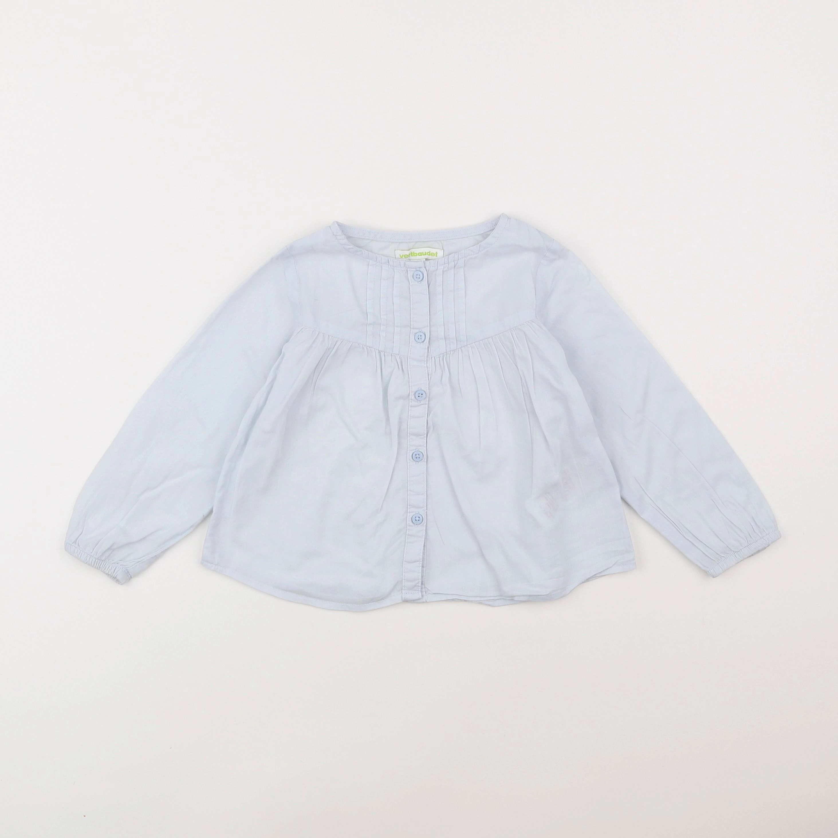 Vertbaudet - blouse bleu - 3 ans