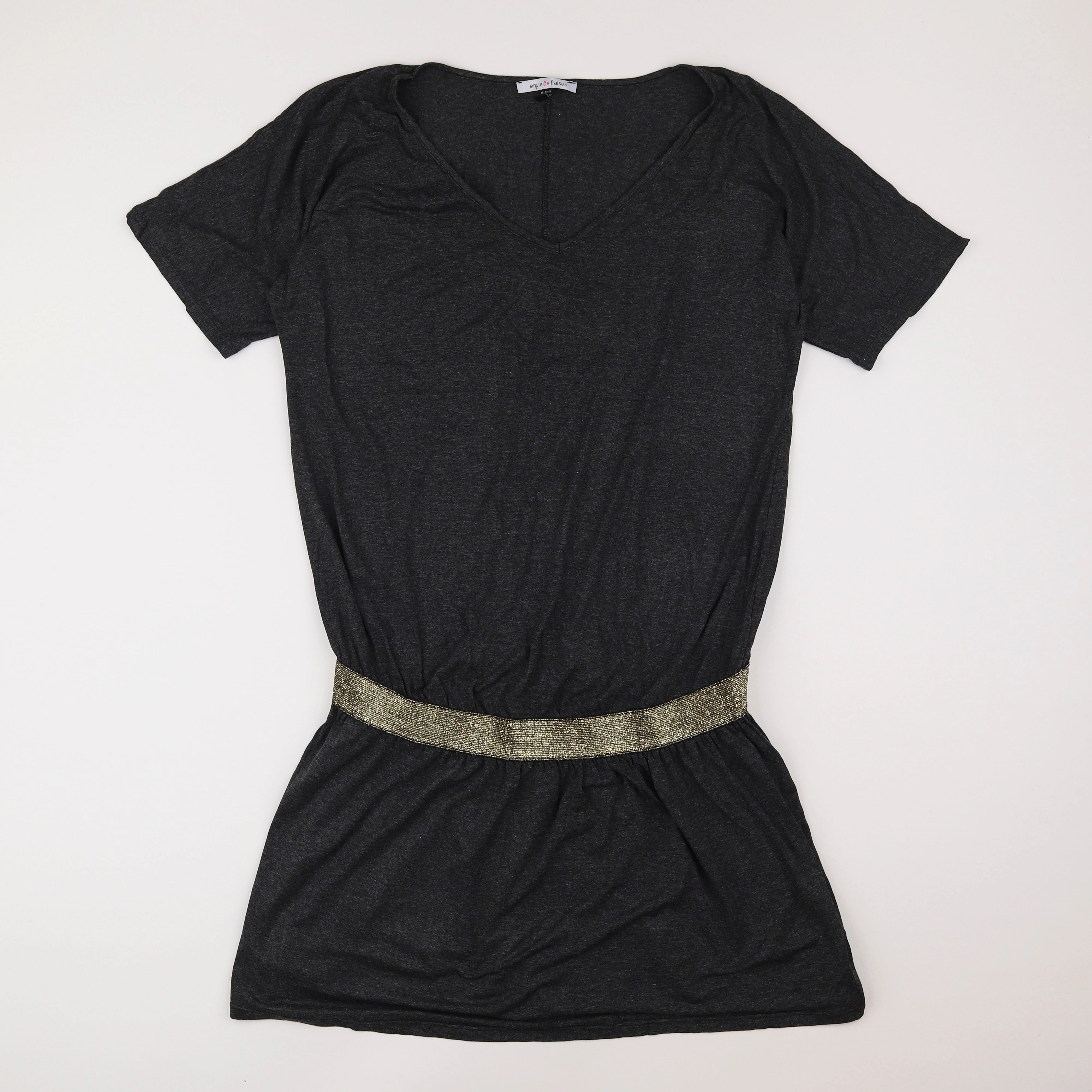 Envie de fraise - robe grossesse gris - 40 à 42