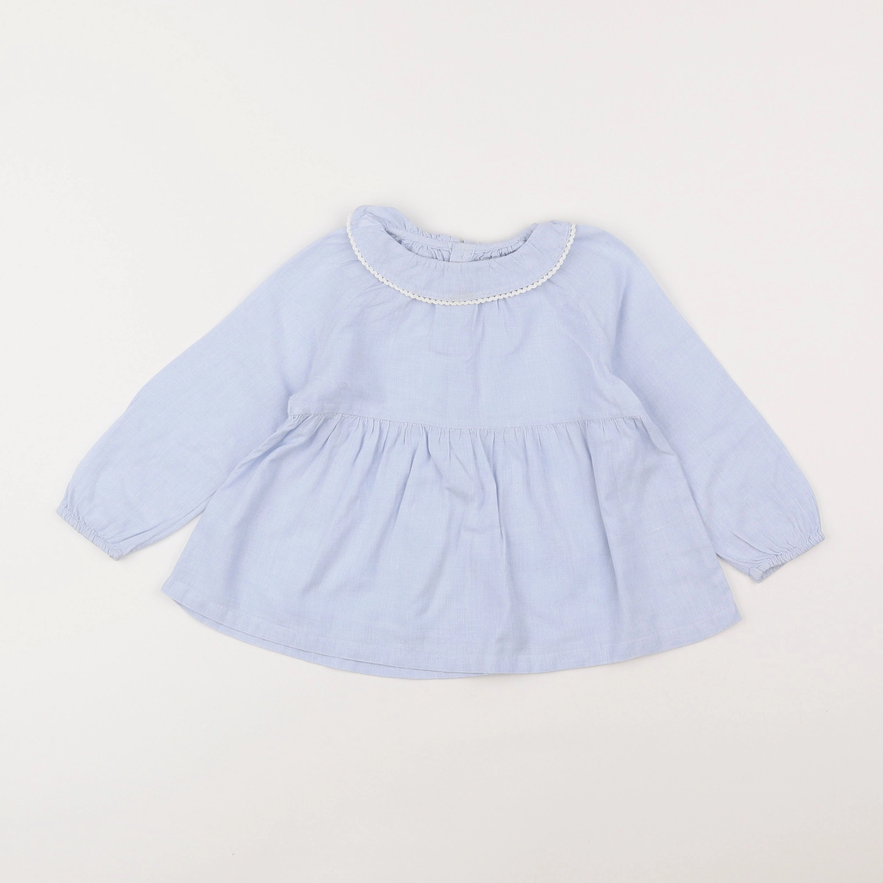 Boutchou - blouse bleu - 2 ans