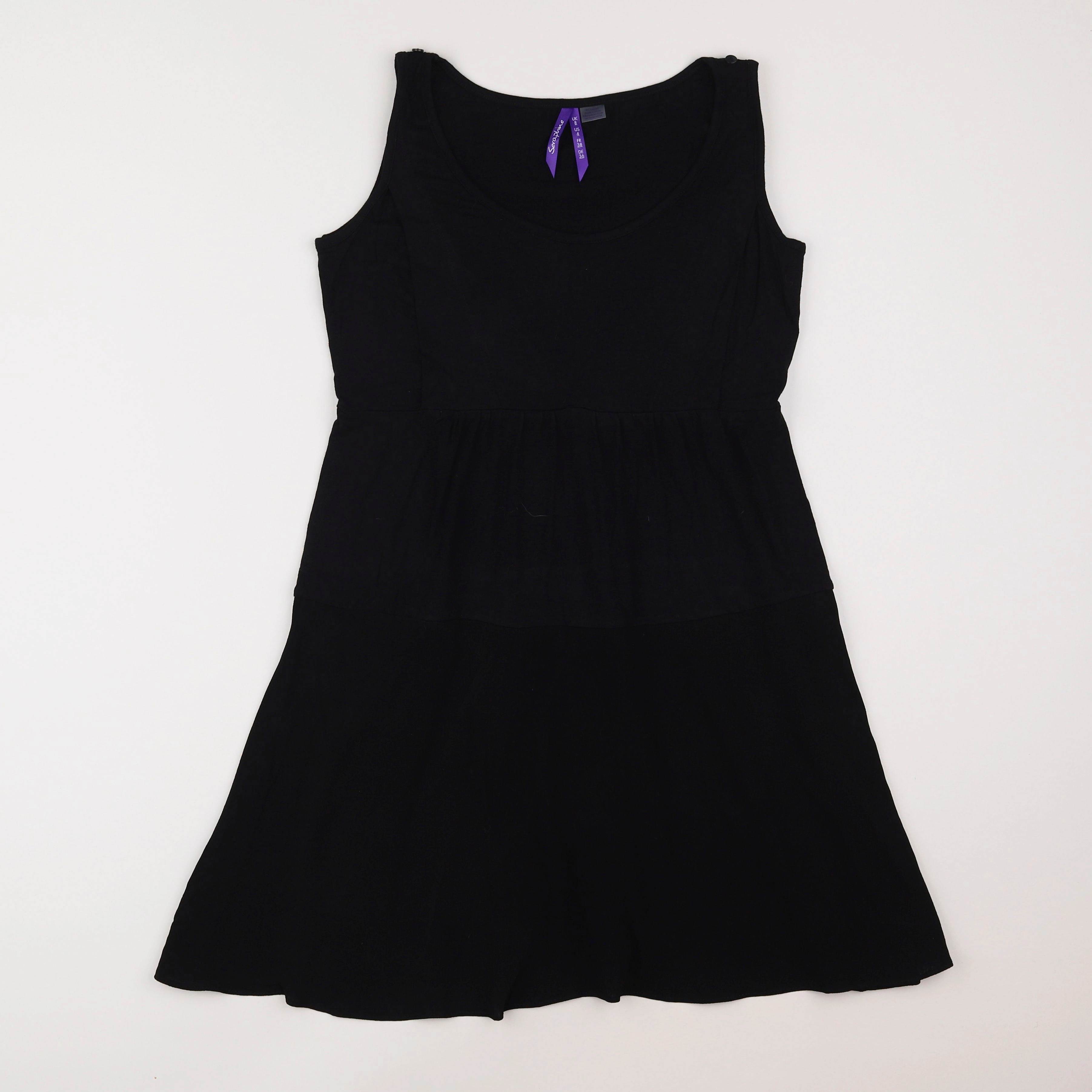 Seraphine - robe grossesse, allaitement noir - 38